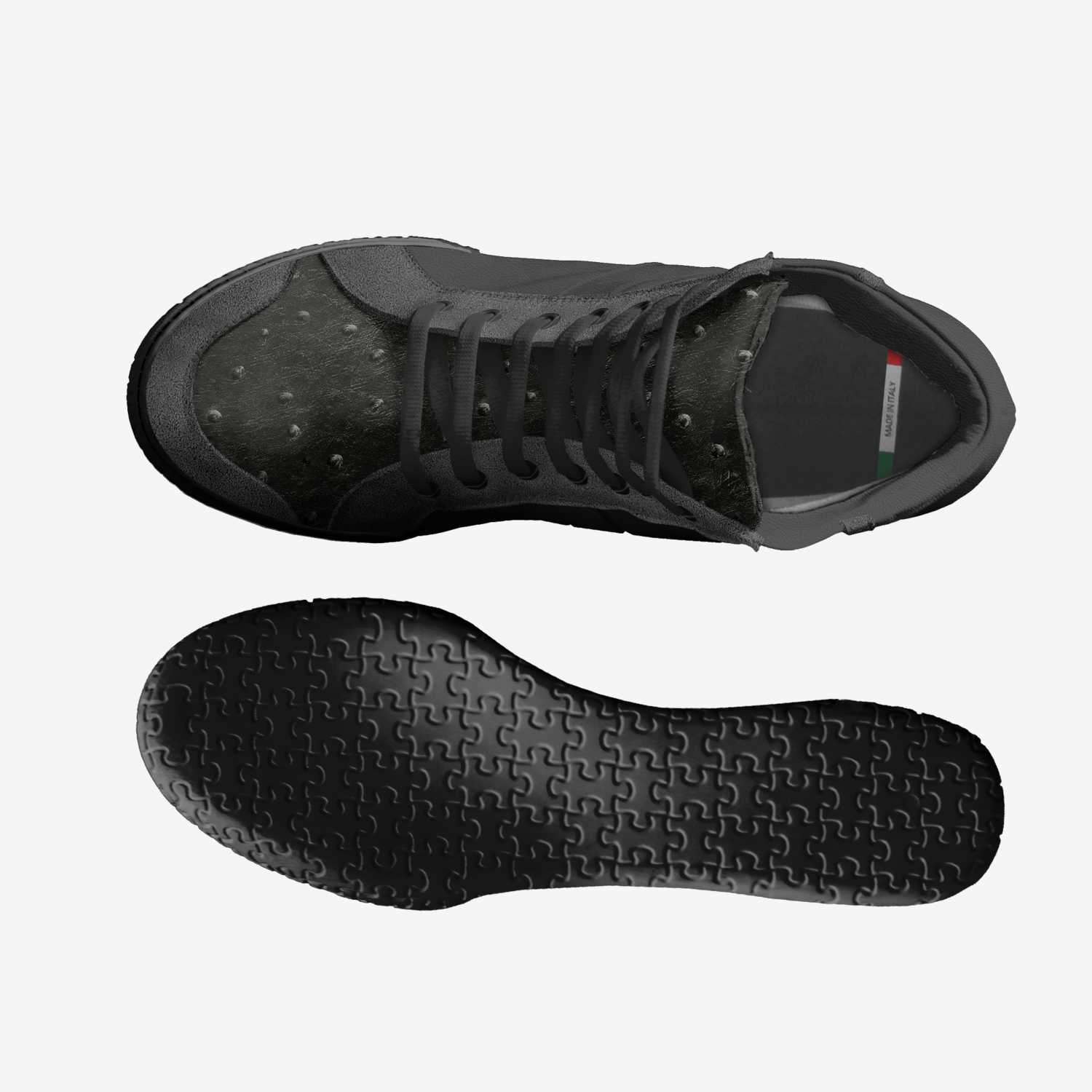 Black Notes custom made classic skaters Black Notes artisan made in Italy shoes by Tamika S