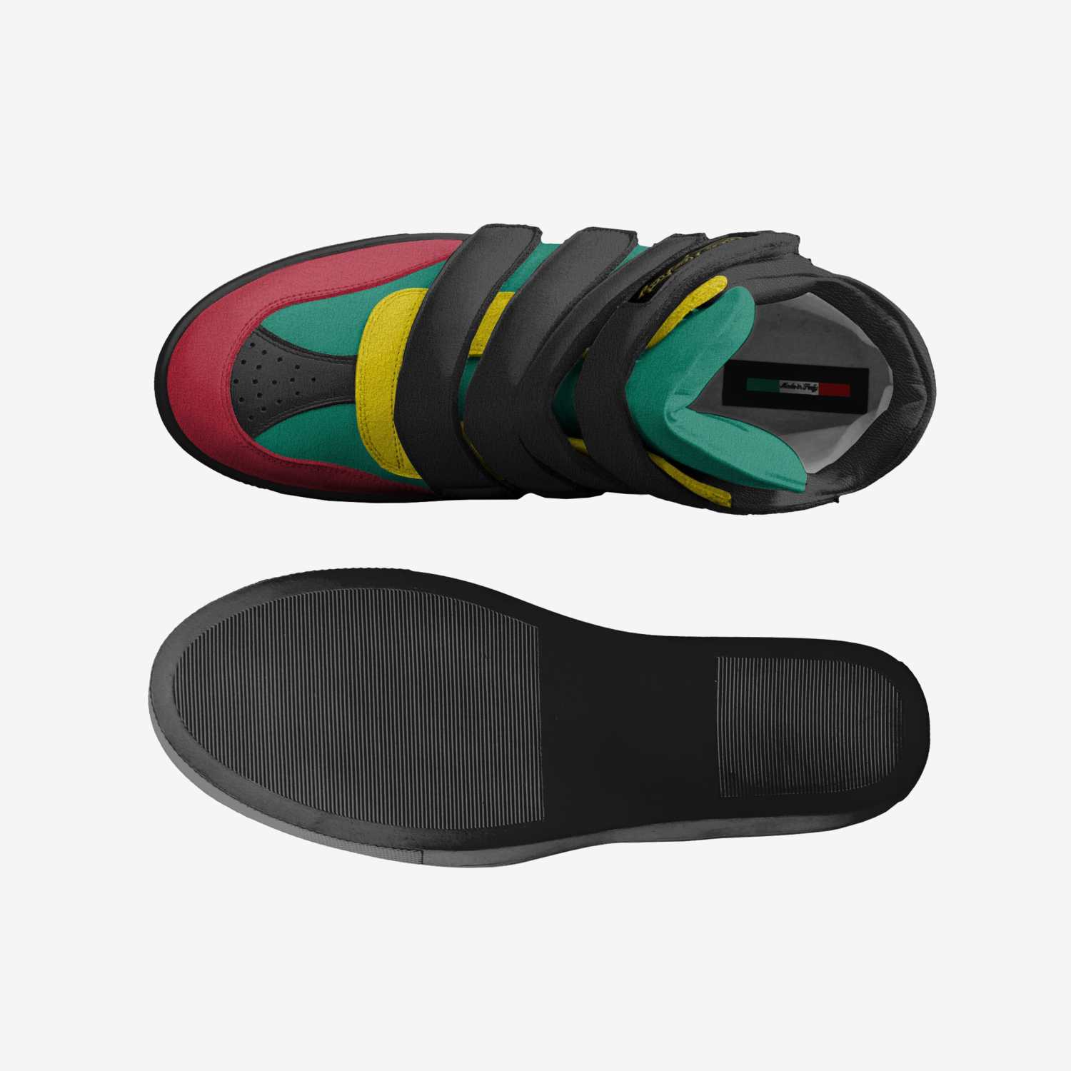 Blackish custom made classic skaters Blackish artisan made in Italy shoes by Nakesha Caldwell