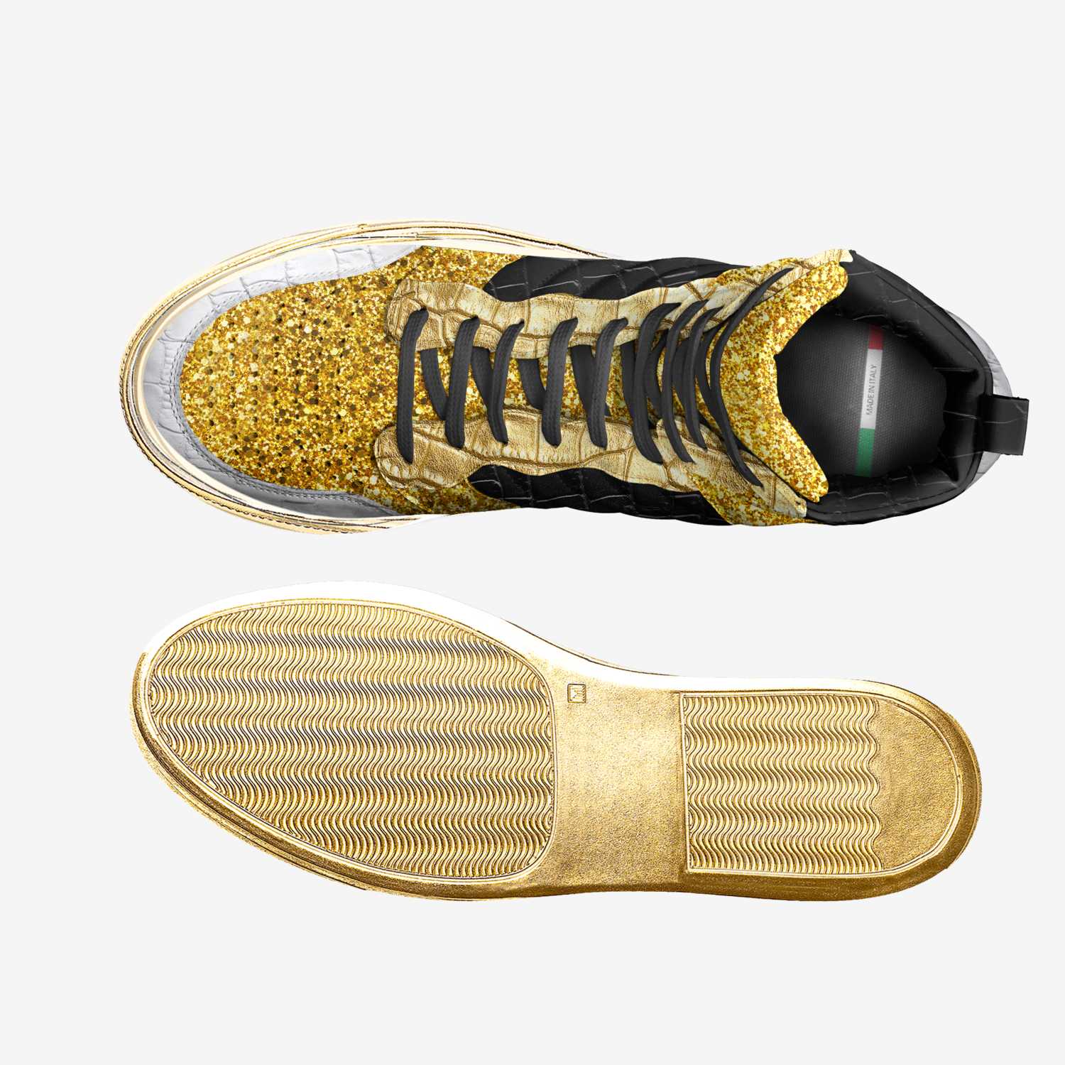 Blinged-out artisan made in Italy shoes by Qu33n Mandy