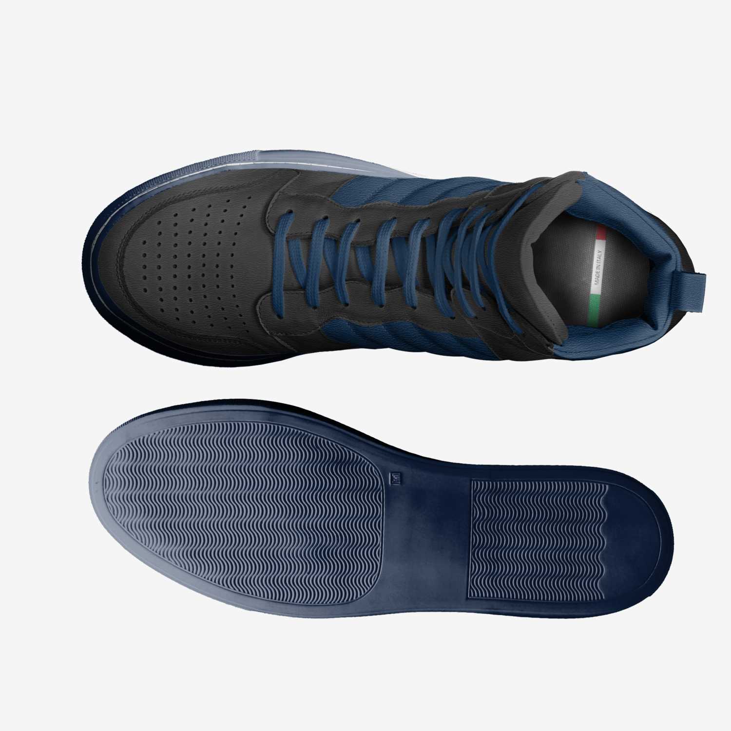 BluBlac 2 SJ1 custom made classic skaters BluBlac 2 SJ1 artisan made in Italy shoes by Being Great Every Day
