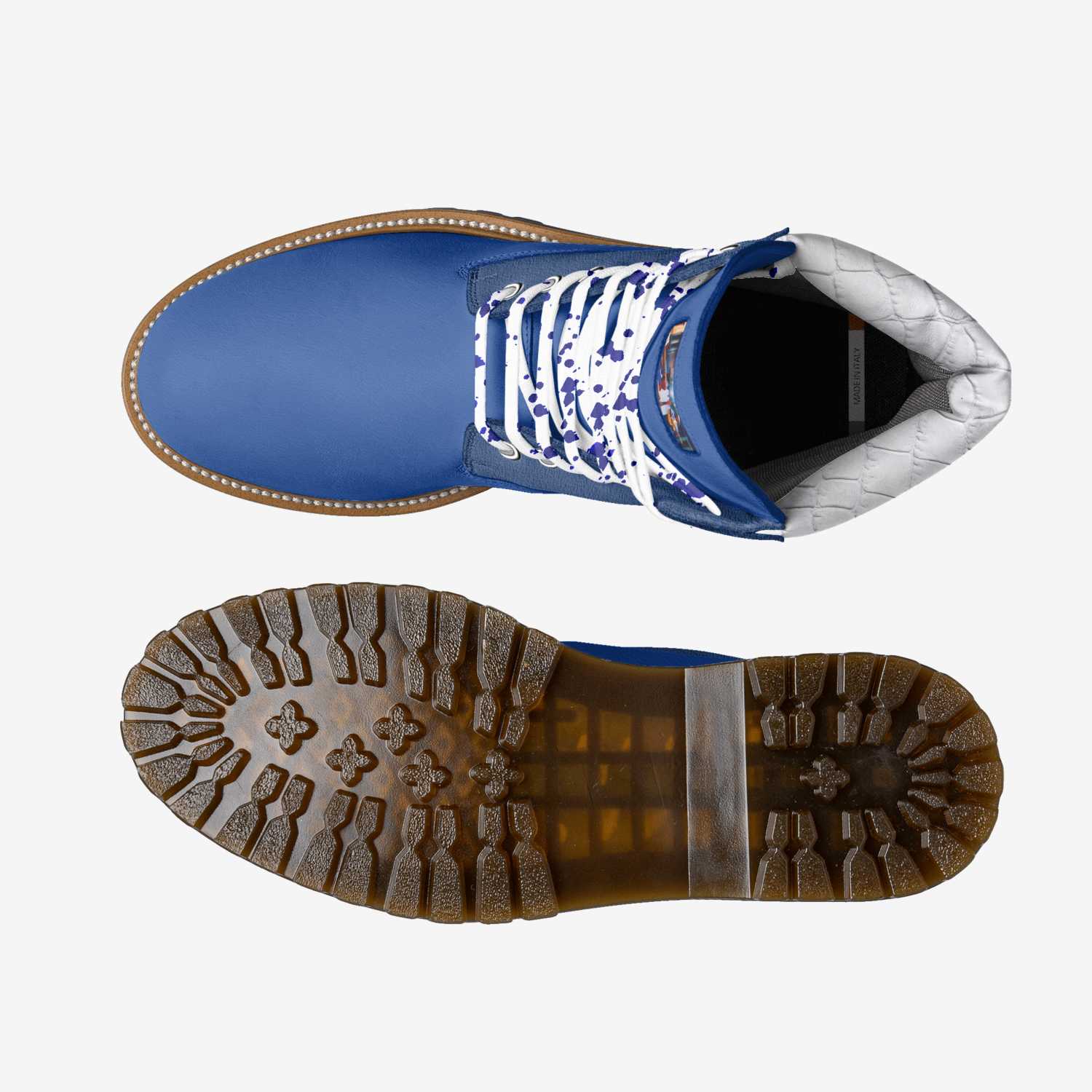 Bluefiness custom made classic skaters Bluefiness artisan made in Italy shoes by Desiree Sims