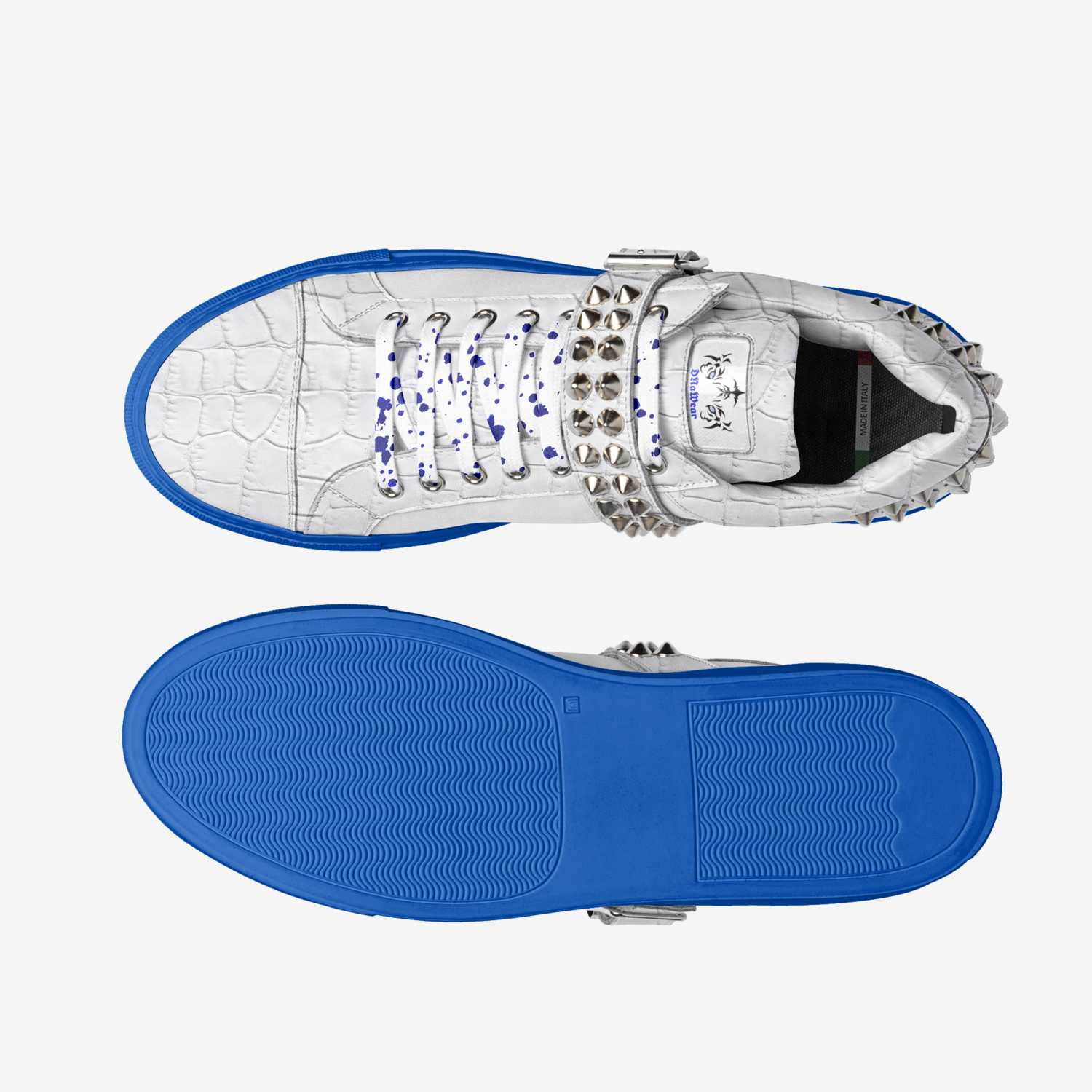 BLUXRATES custom made classic skaters BLUXRATES artisan made in Italy shoes by Jacqueline Bussell