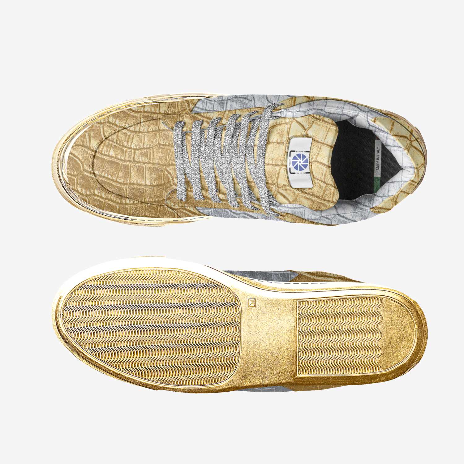 BOK Precious Metal custom made classic skaters BOK Precious Metal artisan made in Italy shoes by Garett Harris