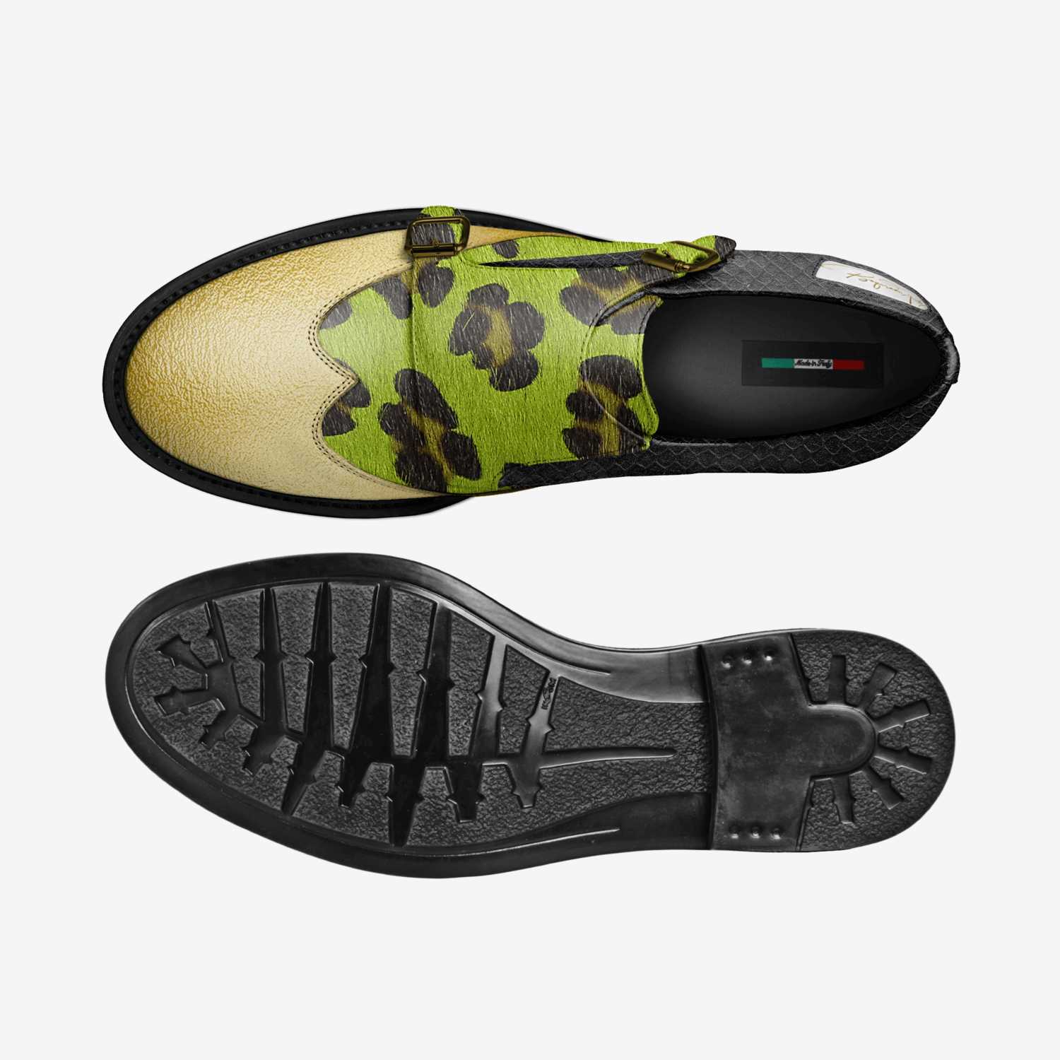 Boqorada Raz custom made classic skaters Boqorada Raz artisan made in Italy shoes by Selena A Razo Bell