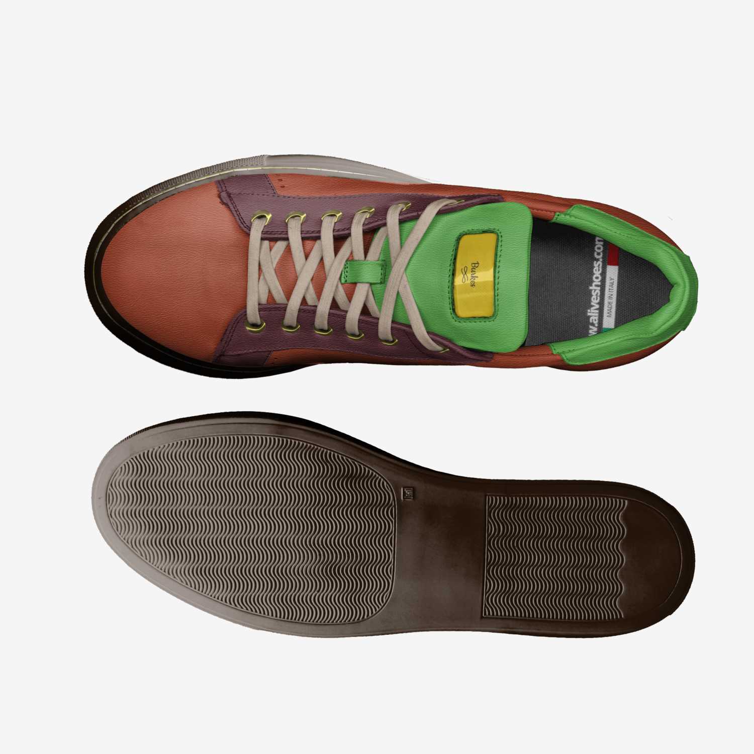 Burkes custom made classic skaters Burkes artisan made in Italy shoes by Maurkief Burke