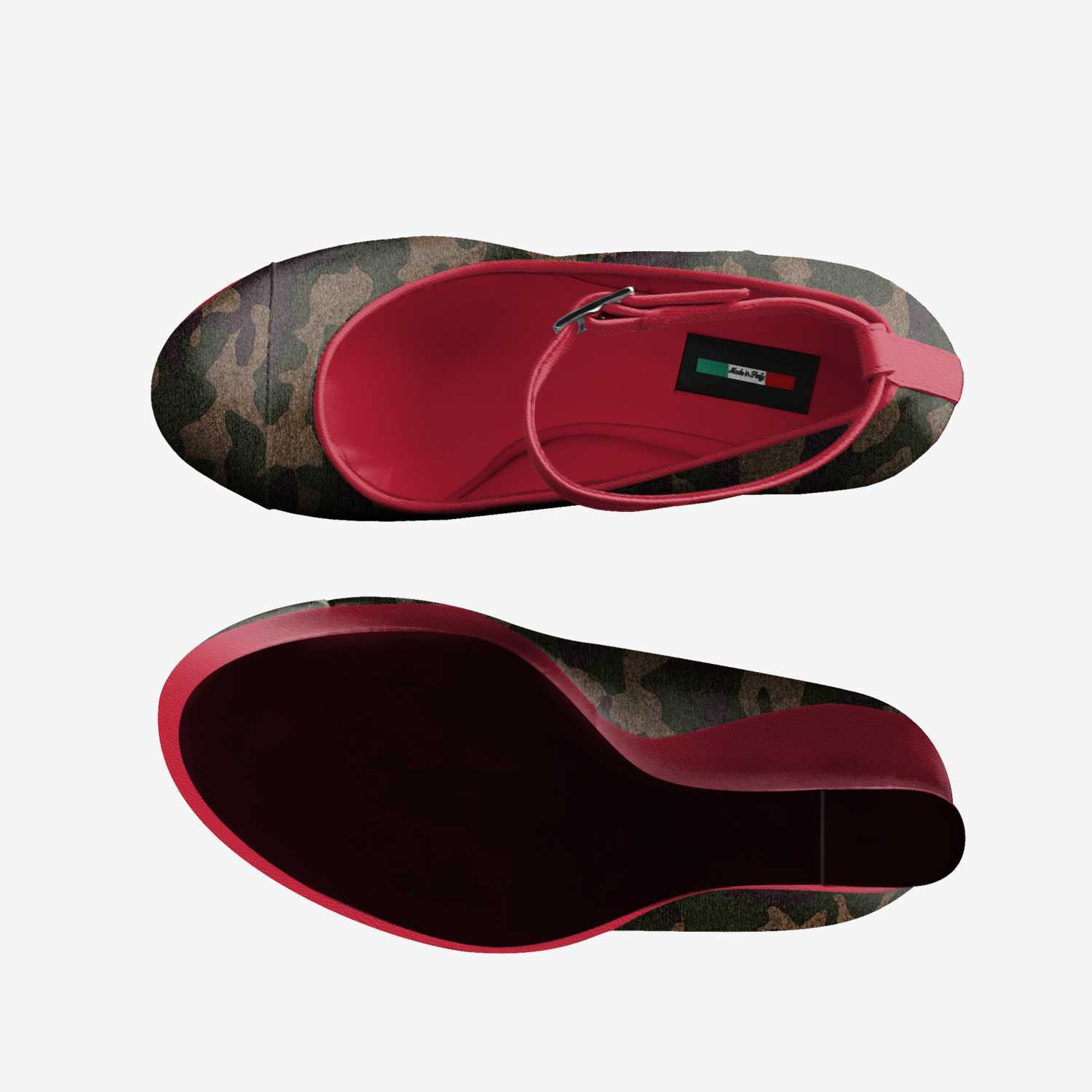 Camo Queen artisan made in Italy shoes by Antonio James