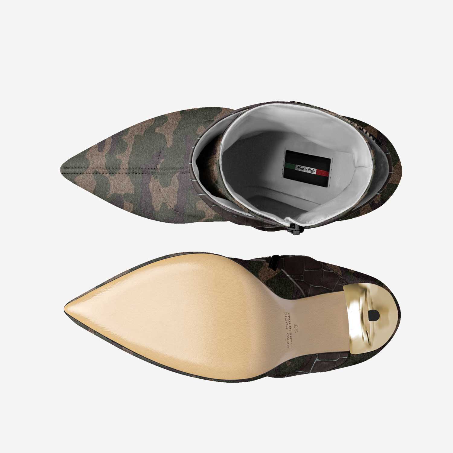 Conchita  custom made classic skaters Conchita  artisan made in Italy shoes by Desiree Sims