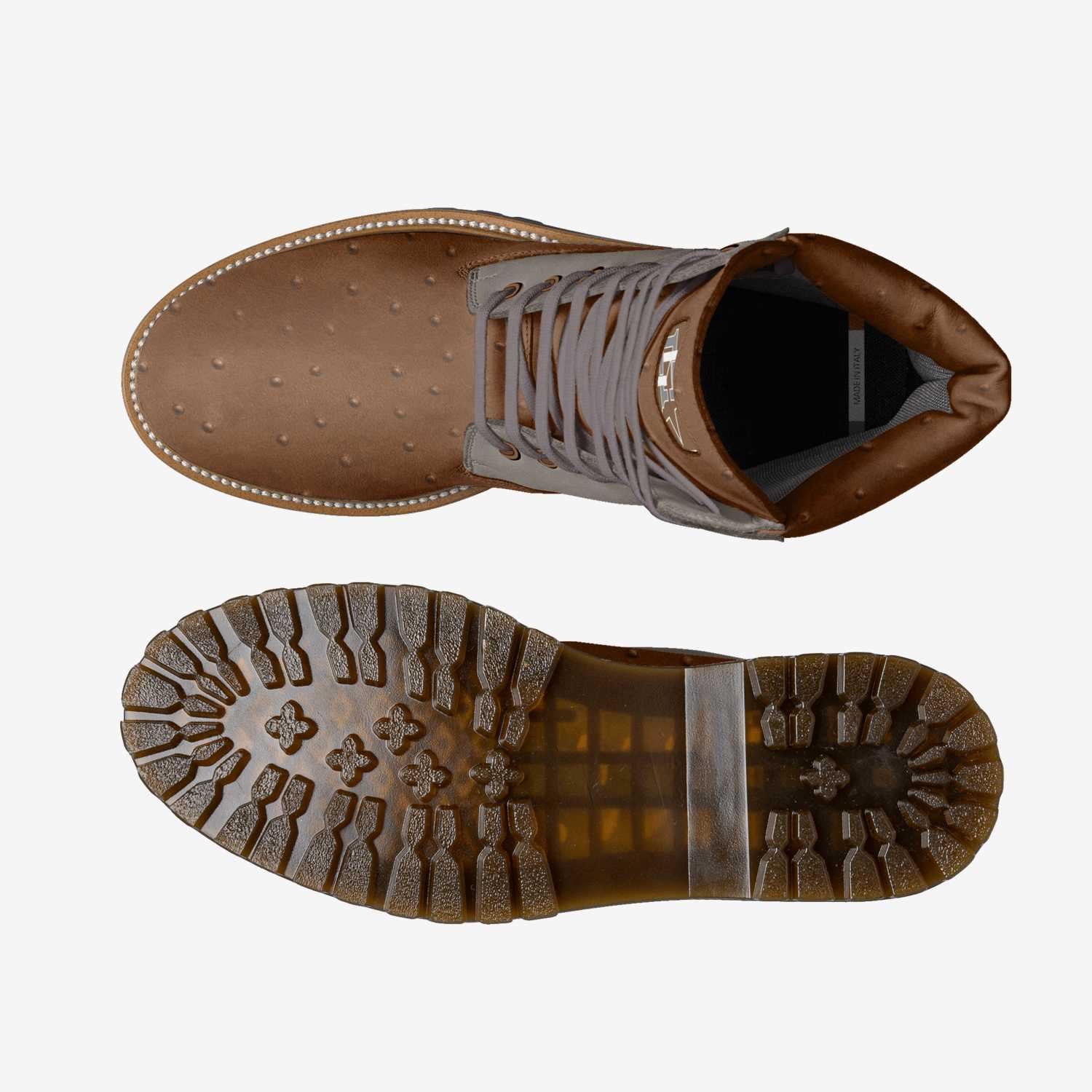 concrete lion custom made classic skaters concrete lion artisan made in Italy shoes by Rodney R.