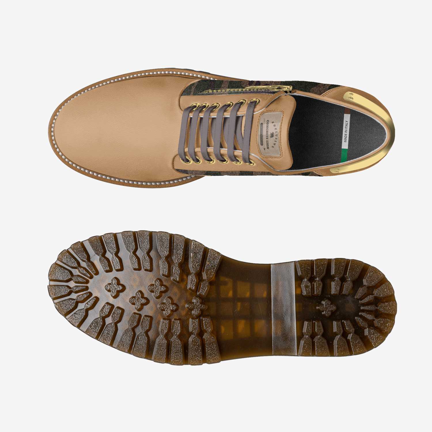 Concrete Lion custom made classic skaters Concrete Lion artisan made in Italy shoes by Rodney R.