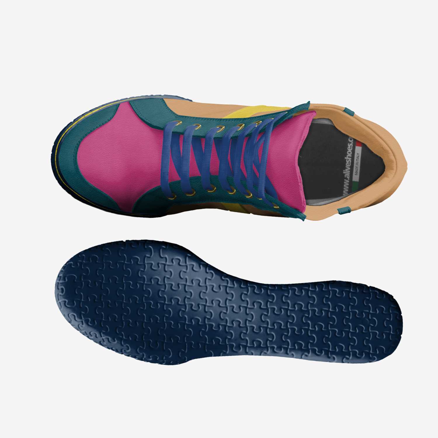 Cosmic custom made classic skaters Cosmic artisan made in Italy shoes by Edward Tenner