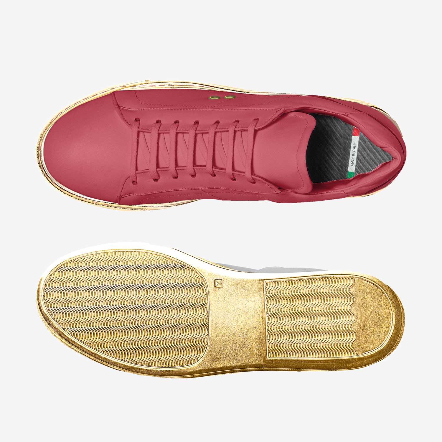 CRIMSON GOLD custom made classic skaters CRIMSON GOLD artisan made in Italy shoes by JoËl MarcÜs