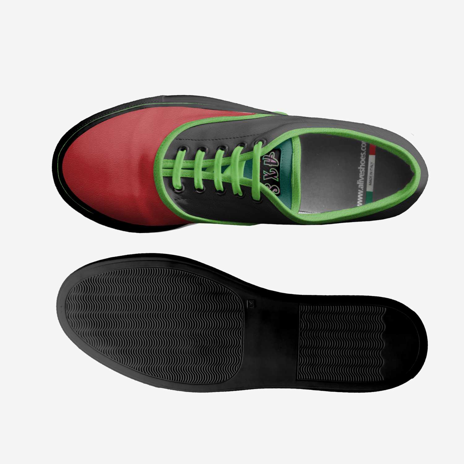 Cyclops custom made classic skaters Cyclops artisan made in Italy shoes by Anarchist X-sports