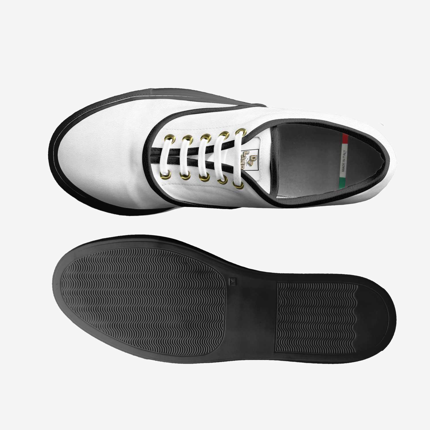 Da Land custom made classic skaters Da Land artisan made in Italy shoes by Robert Wynder