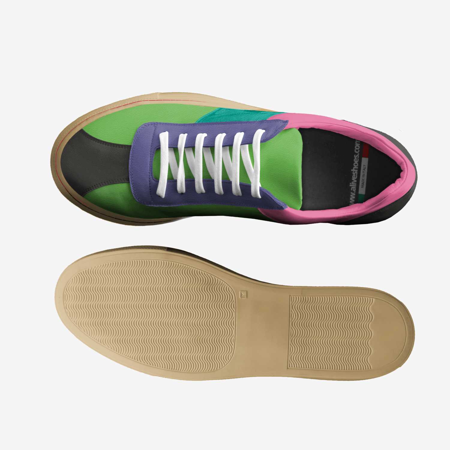 Daddy Glock 1s custom made classic skaters Daddy Glock 1s artisan made in Italy shoes by Randy Callaway