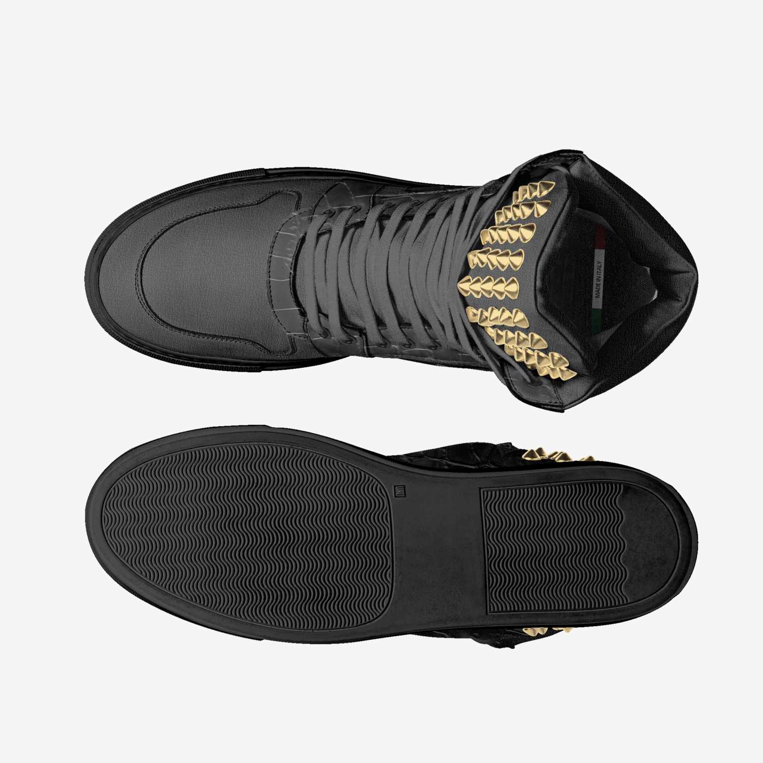 DARK PHANTOM custom made classic skaters DARK PHANTOM artisan made in Italy shoes by C&g Coben&gio