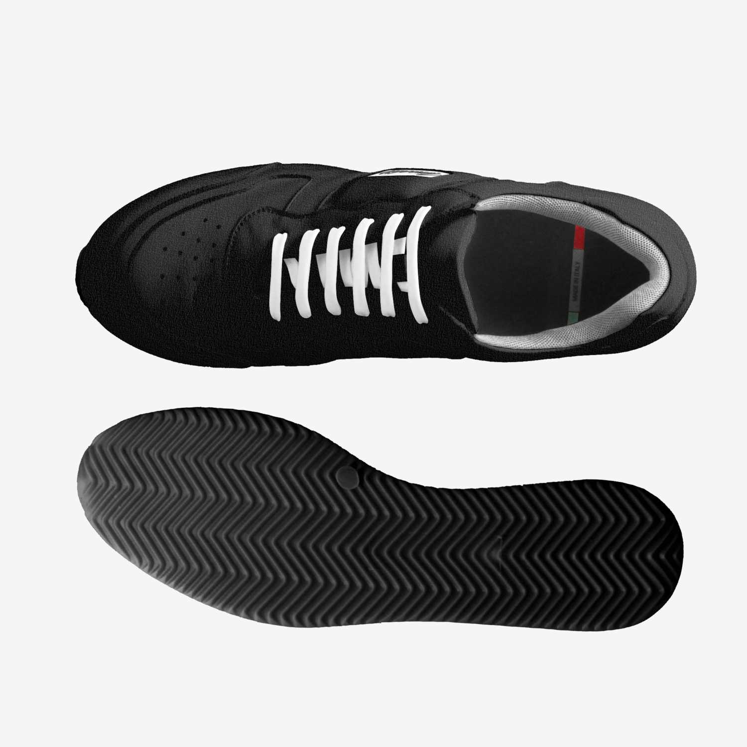 Drippy Blacks custom made classic skaters Drippy Blacks artisan made in Italy shoes by Damitris Thomas