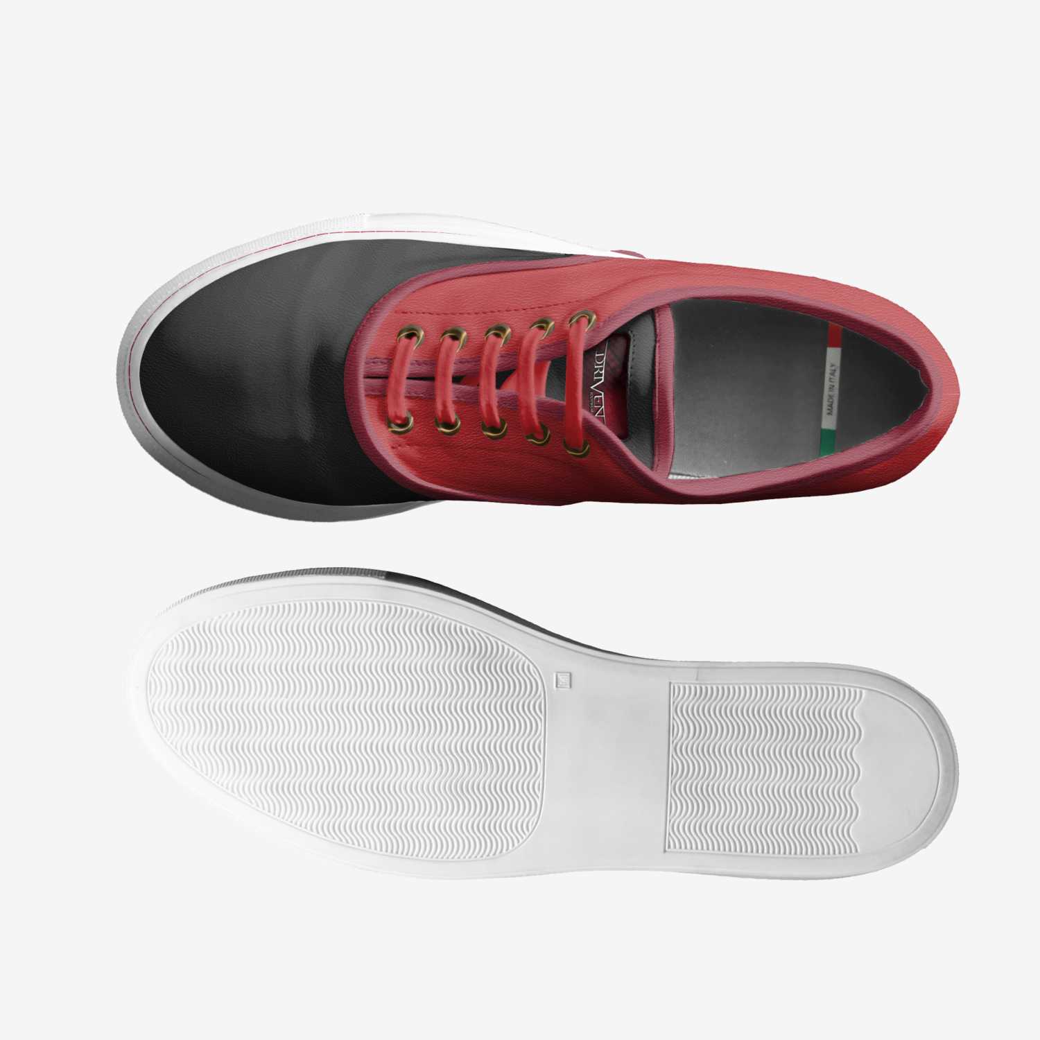 Driven Red-Omega artisan made in Italy shoes by Jason Oberly