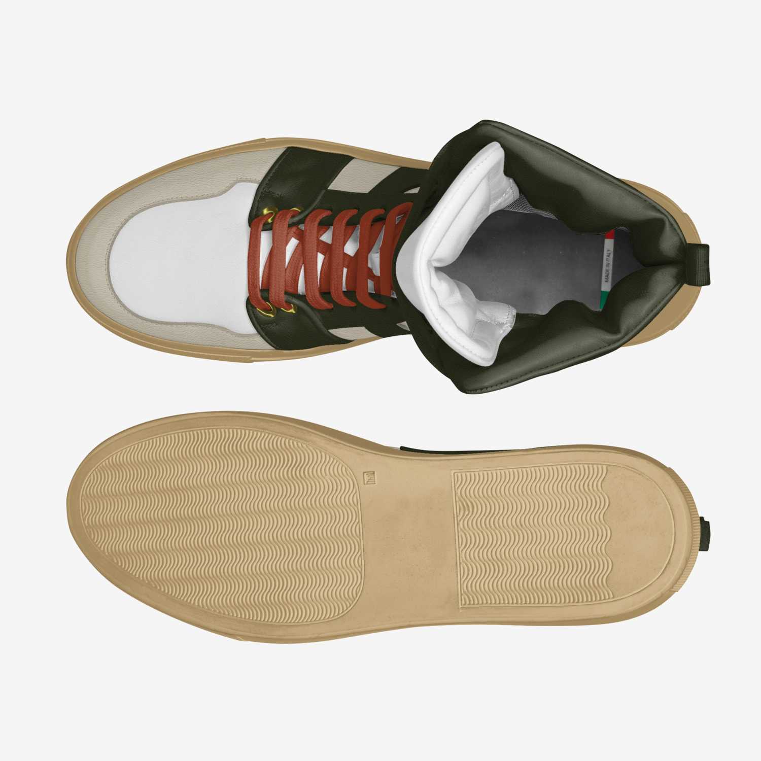Dtb ultra high top custom made classic skaters Dtb ultra high top artisan made in Italy shoes by Slippyninja Collins