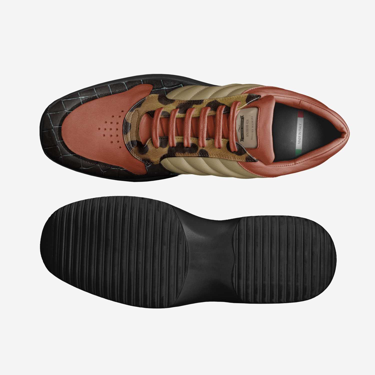 Ed Robins custom made classic skaters Ed Robins artisan made in Italy shoes by Ed Robins