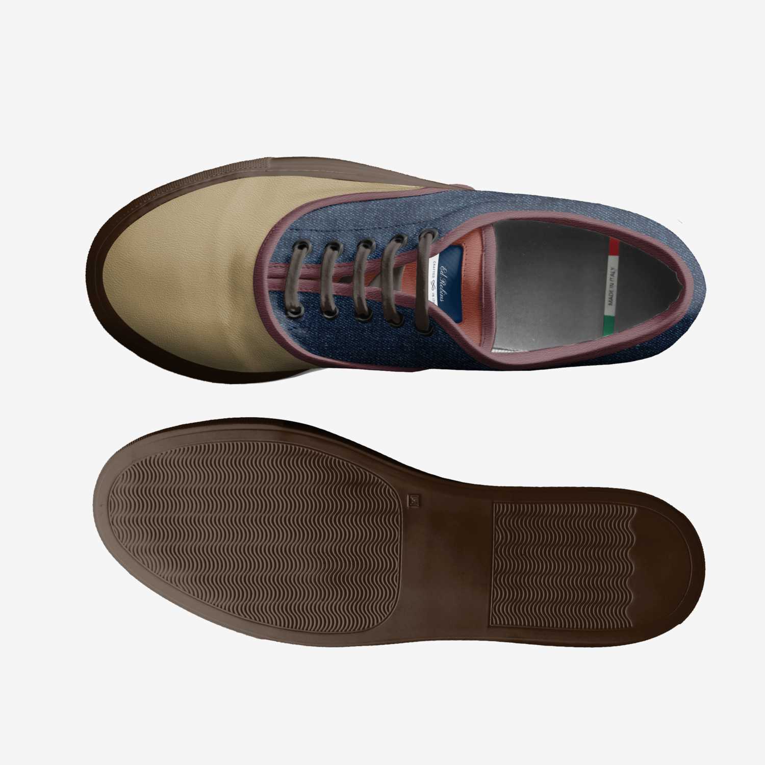 Ed Robins custom made classic skaters Ed Robins artisan made in Italy shoes by Ed Robins