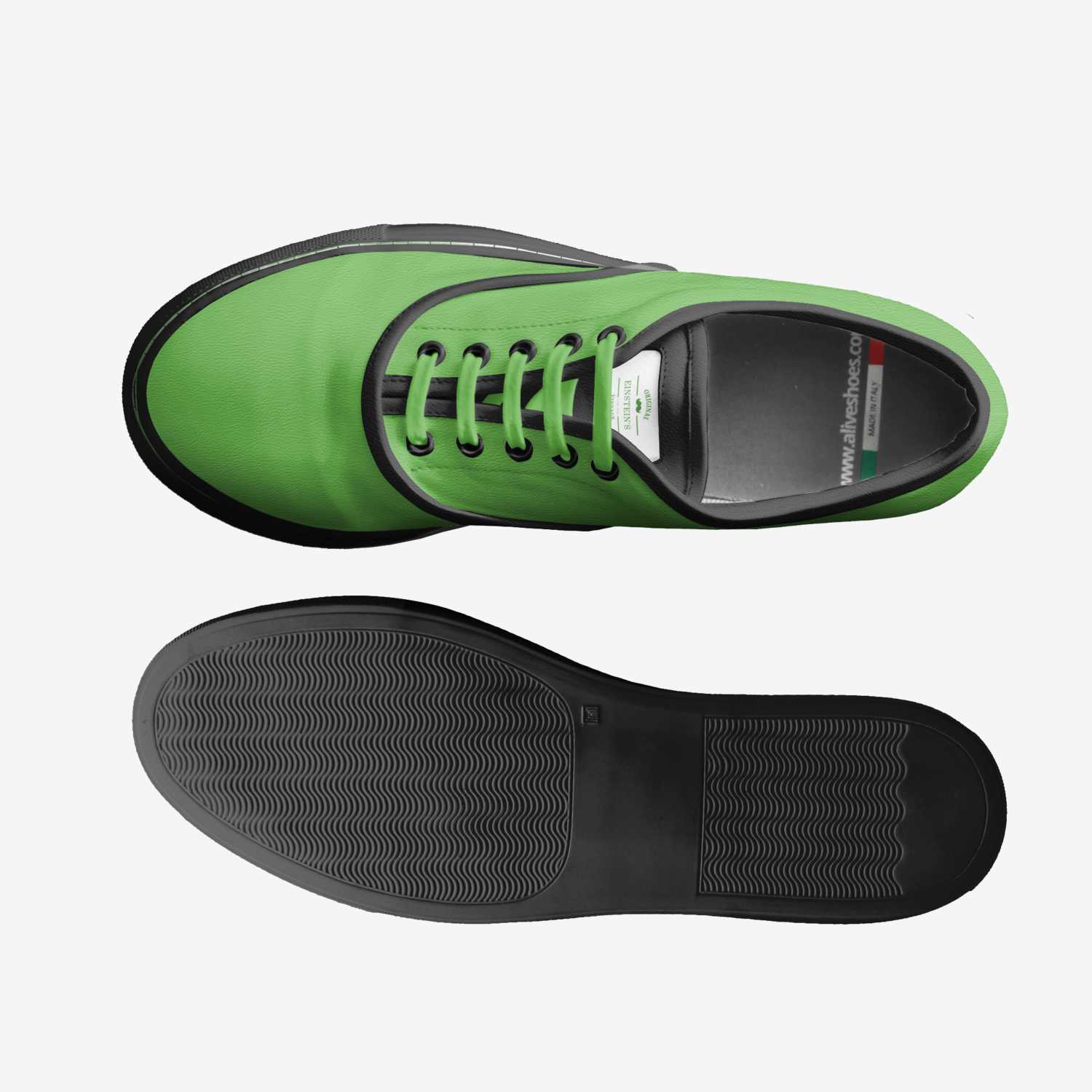 Einstein's custom made classic skaters Einstein's artisan made in Italy shoes by George Vincent