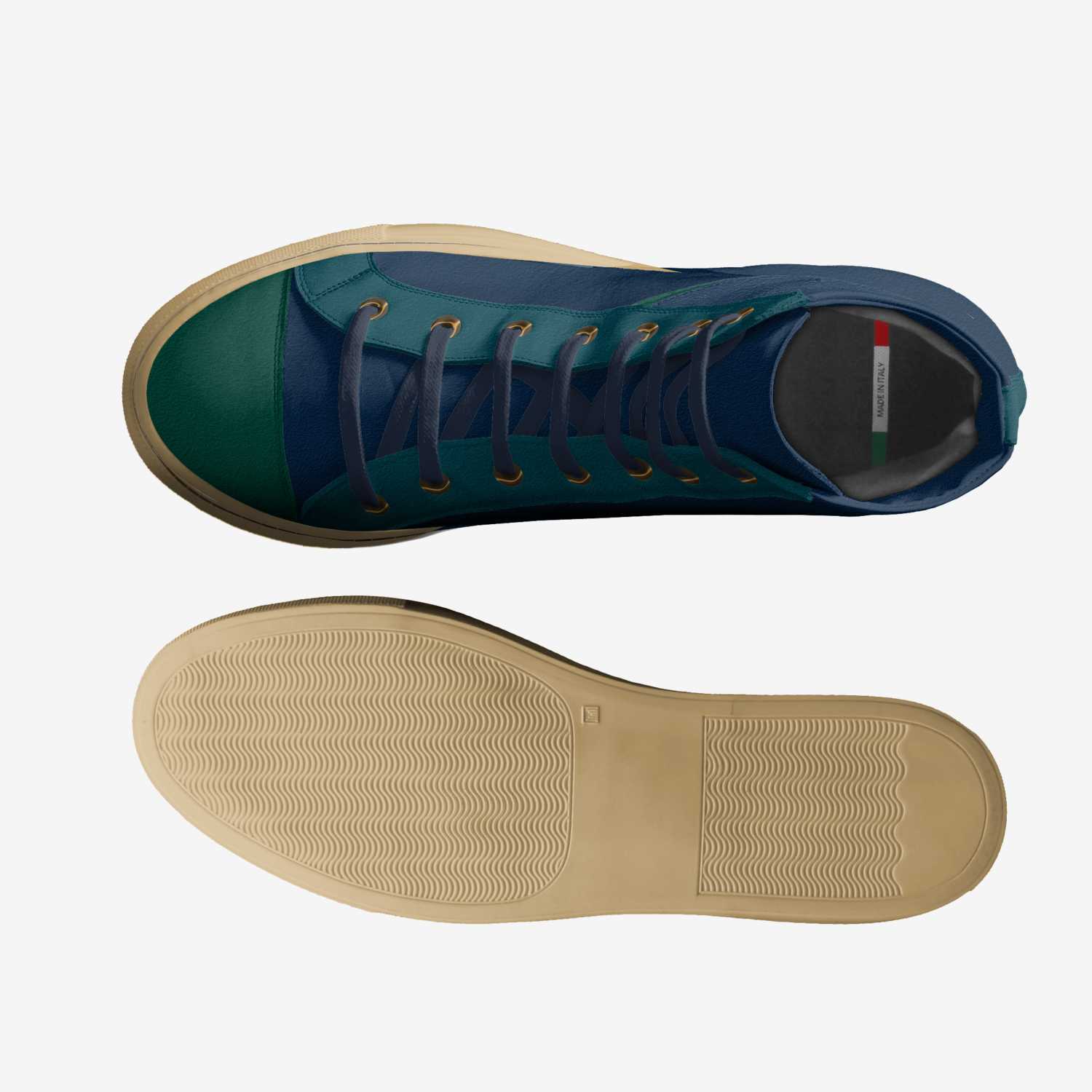 Emerald Collection custom made classic skaters Emerald Collection artisan made in Italy shoes by Les Will