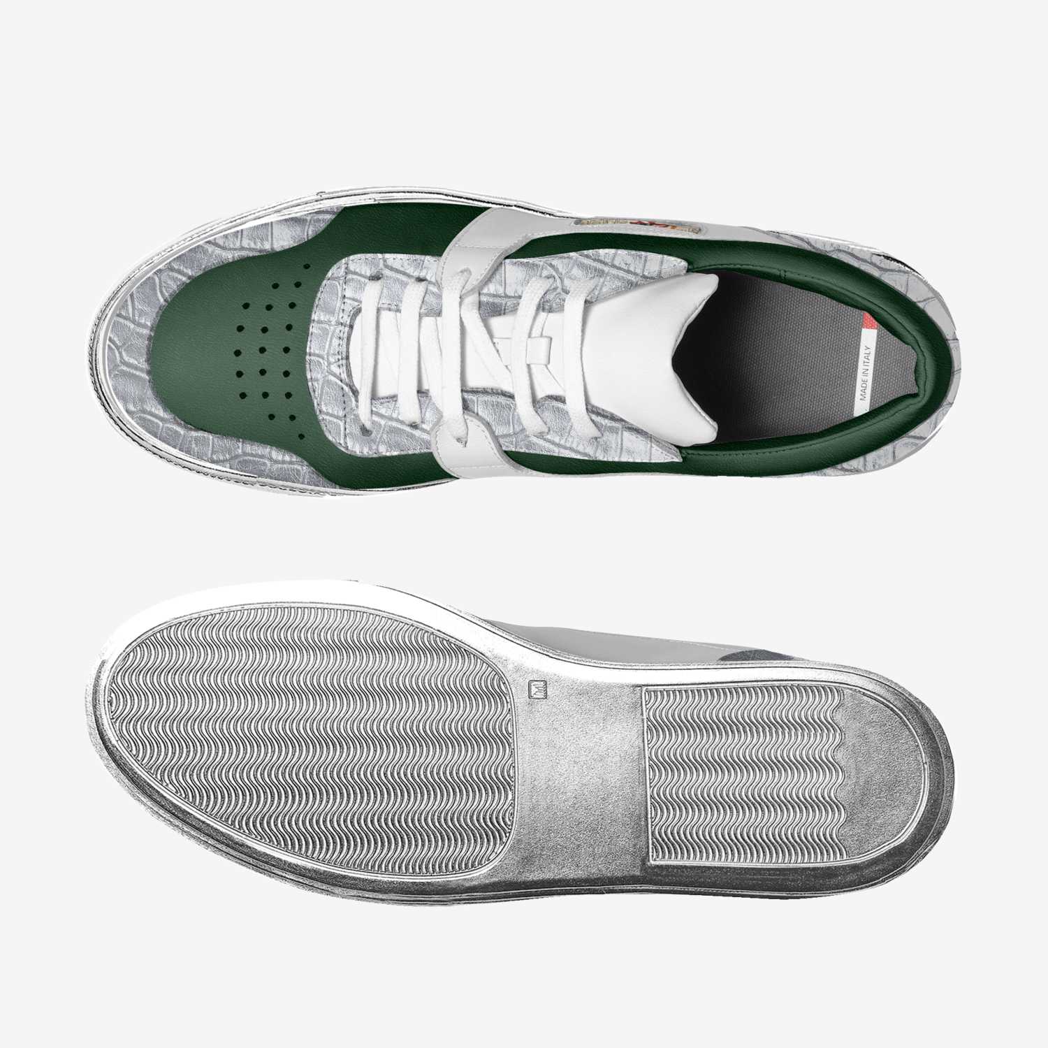 EMERALD TABLETS-V custom made classic skaters EMERALD TABLETS-V artisan made in Italy shoes by Billy Carson