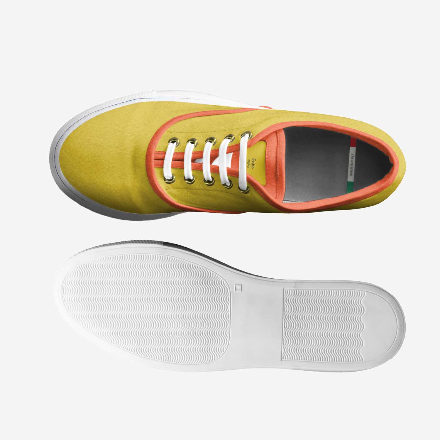 Enise custom made classic skaters Enise artisan made in Italy shoes by Cassandra Buckingham