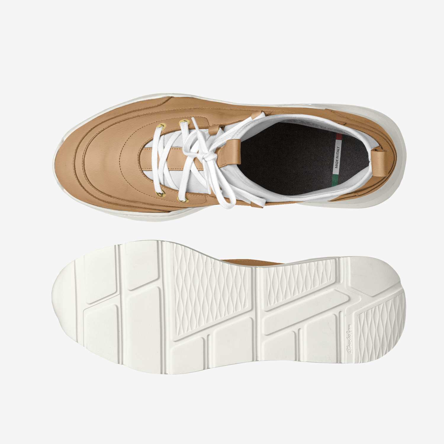 F-ALLWAVE "BEIGE2" custom made classic skaters F-ALLWAVE "BEIGE2" artisan made in Italy shoes by Sean Mathis-landry