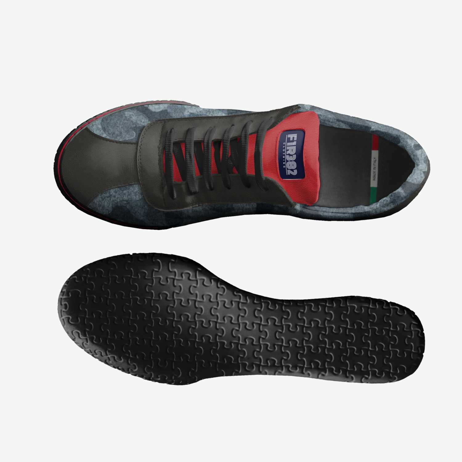 F1R382 custom made classic skaters F1R382 artisan made in Italy shoes by Leon George