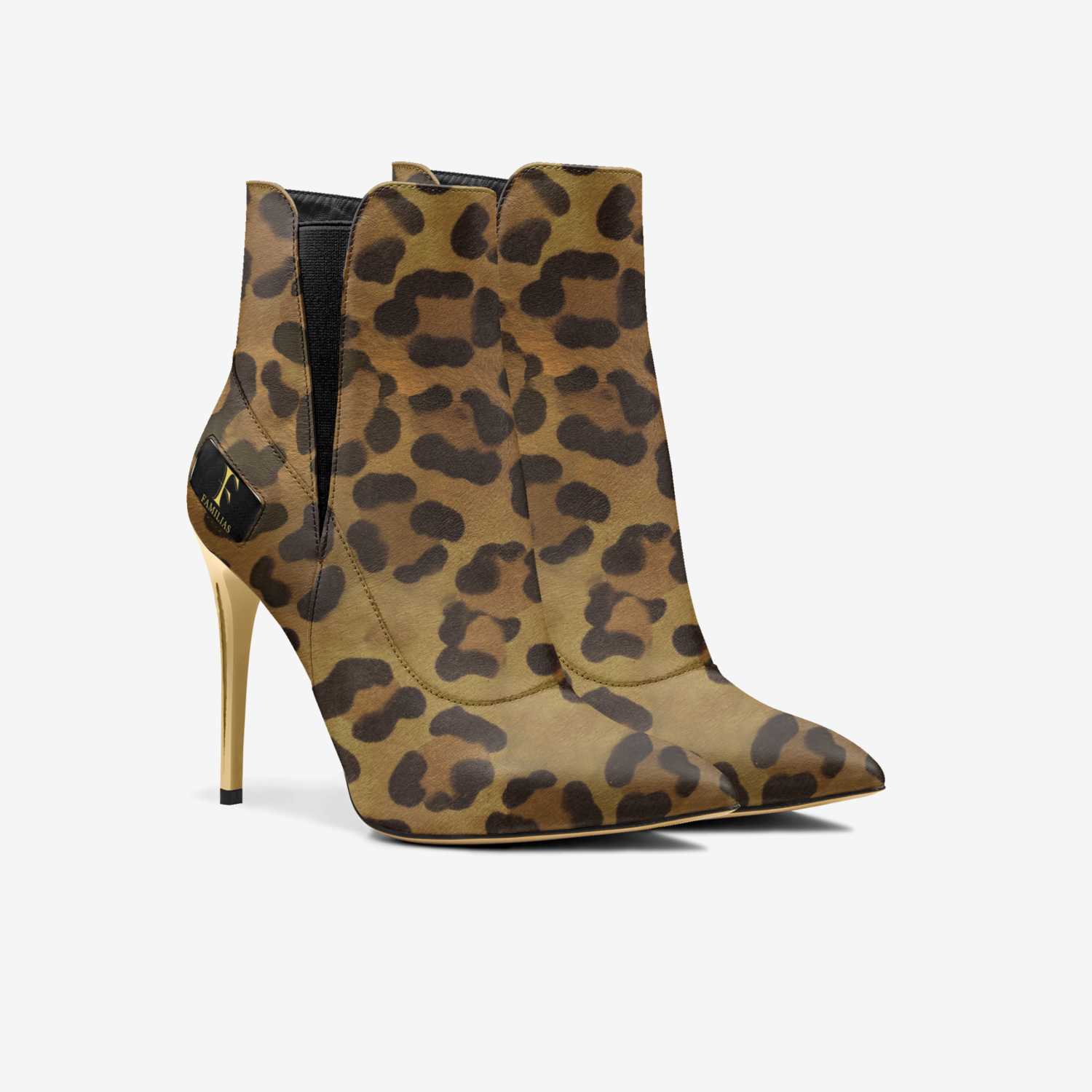 FAMILIAS High-Heel Slip-On Boot