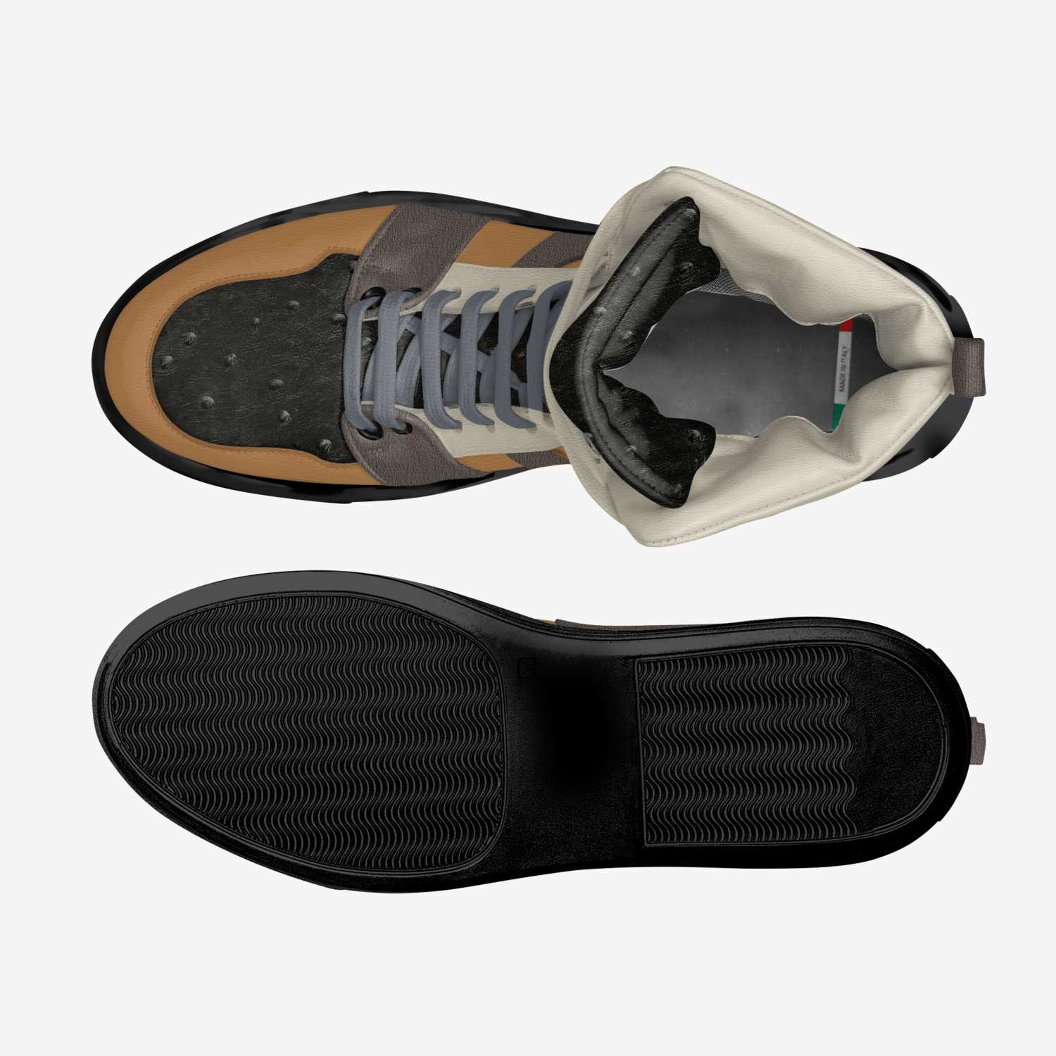 Fang custom made classic skaters Fang artisan made in Italy shoes by Raynor Cielto