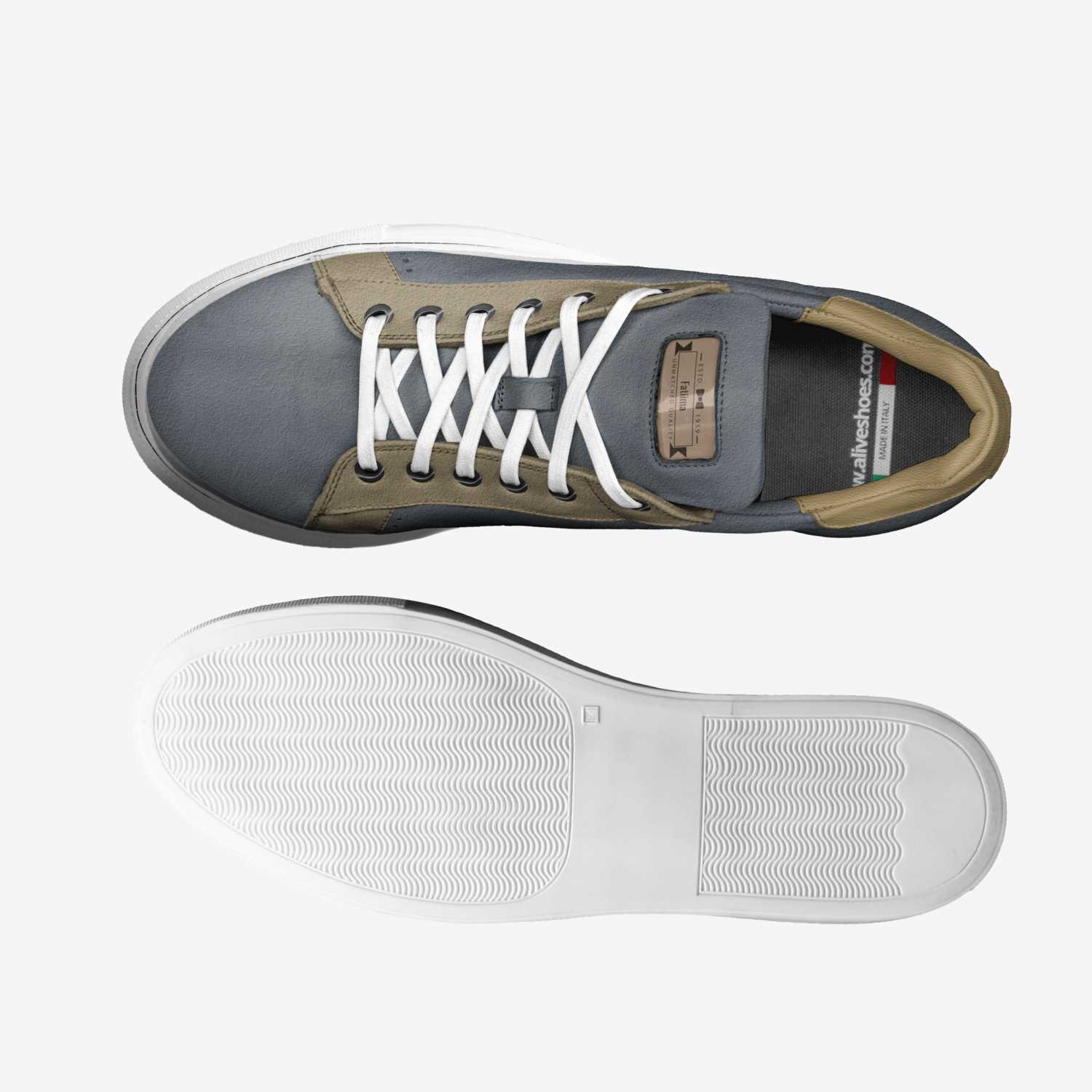 Fatiima custom made classic skaters Fatiima artisan made in Italy shoes by Fatii Trawareh