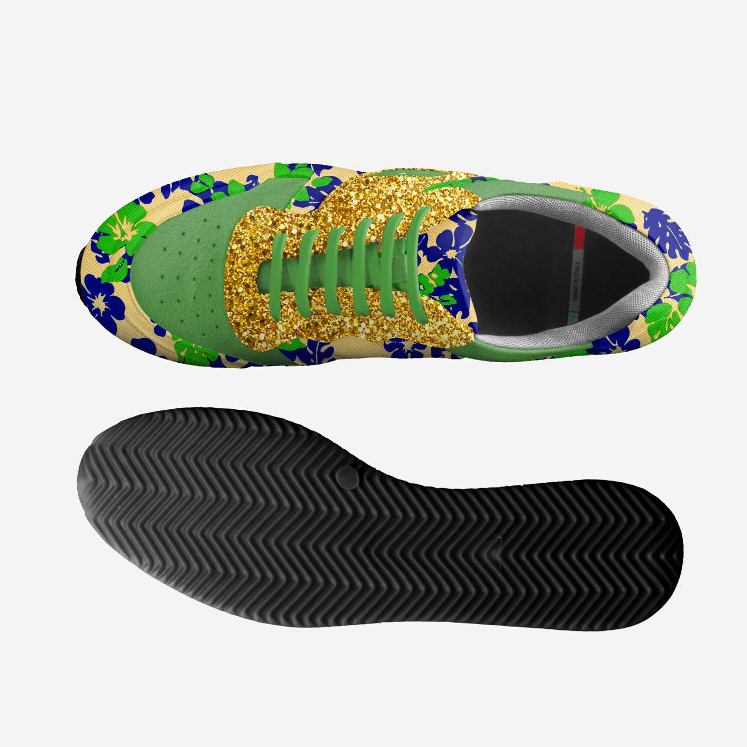 flaucy saucy custom made classic skaters flaucy saucy artisan made in Italy shoes by Ahshaki Gibson