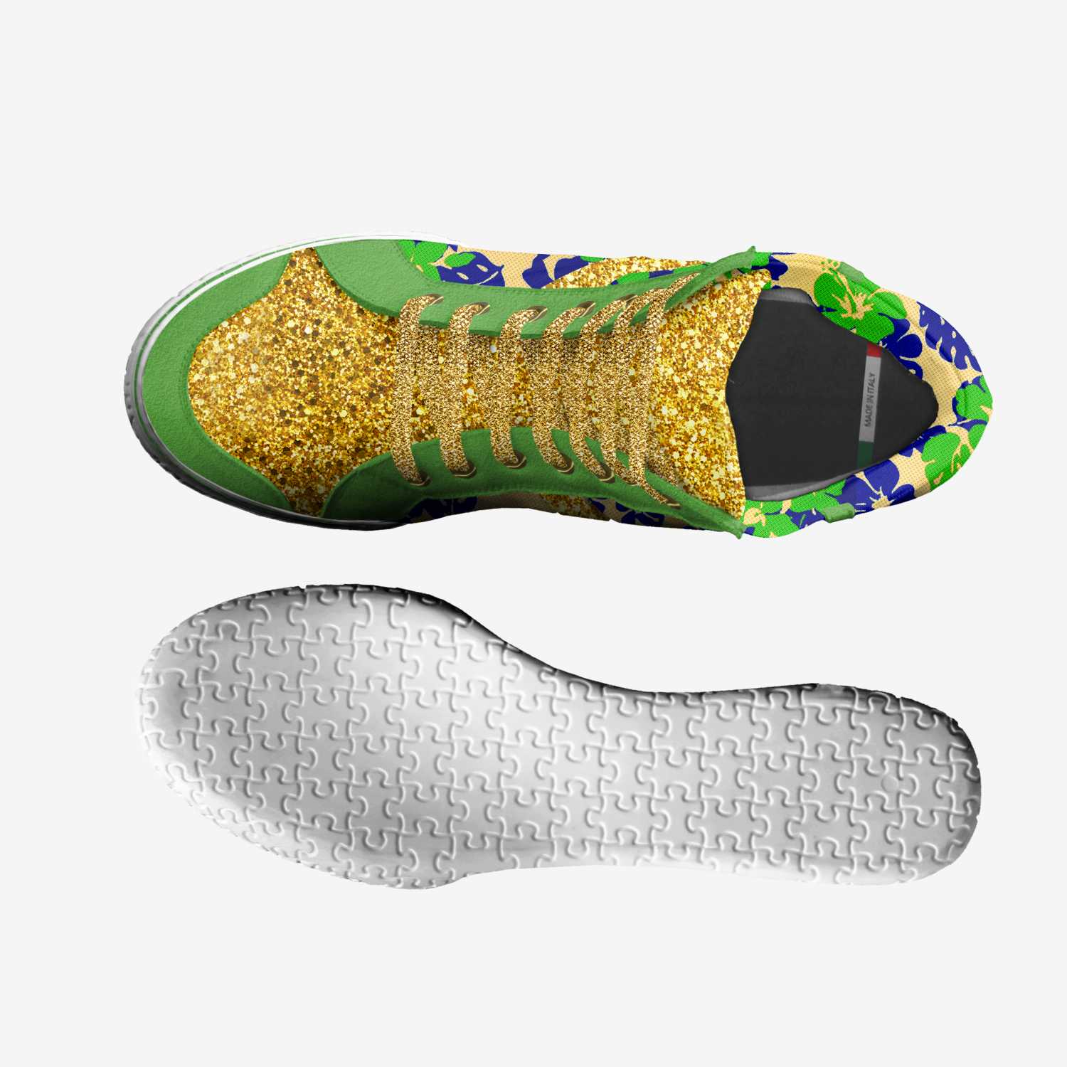 flaucy saucy custom made classic skaters flaucy saucy artisan made in Italy shoes by Ahshaki Gibson