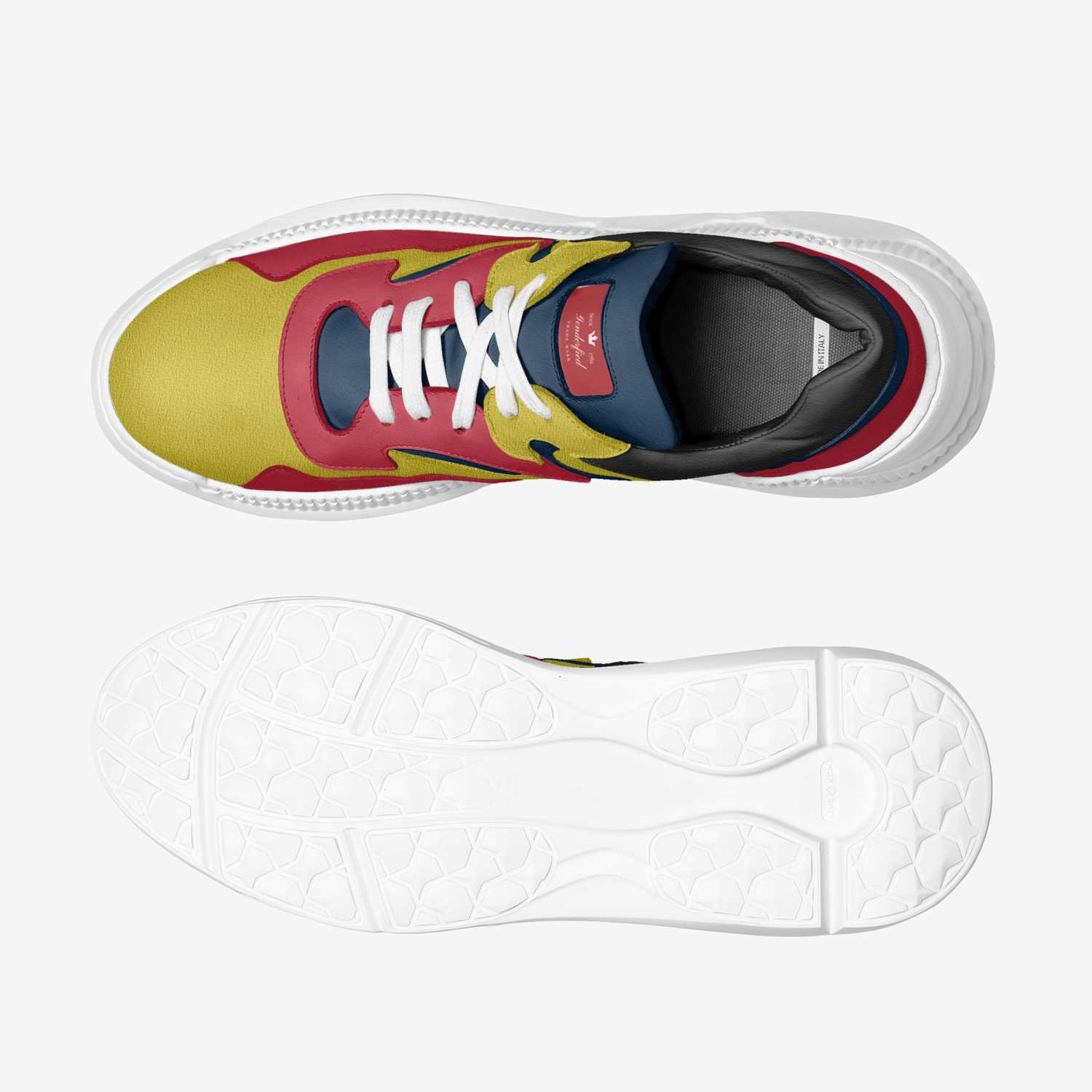 Genderfied custom made classic skaters Genderfied artisan made in Italy shoes by Bryshere Howard