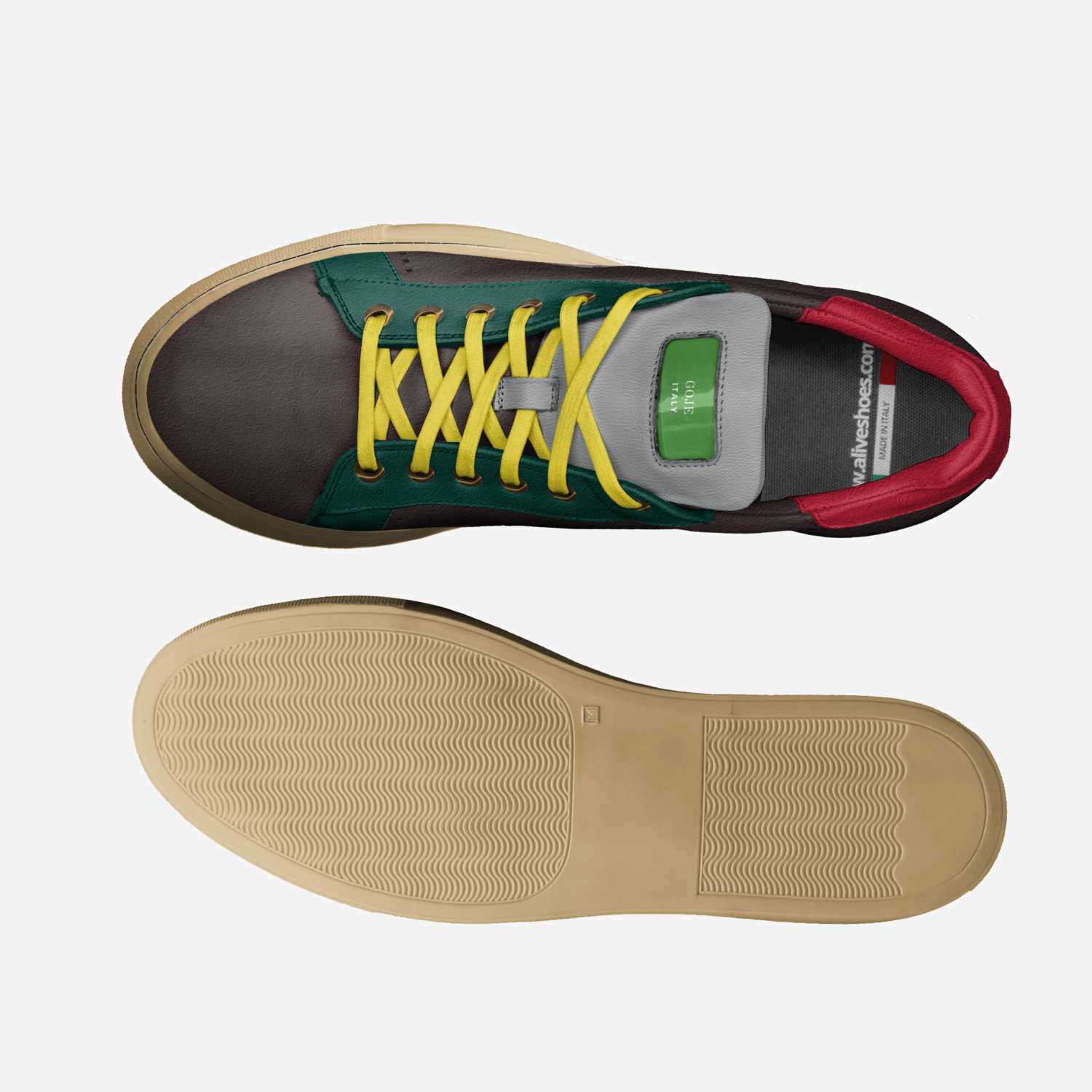 GOJE custom made classic skaters GOJE artisan made in Italy shoes by Jermaine Gonzalez