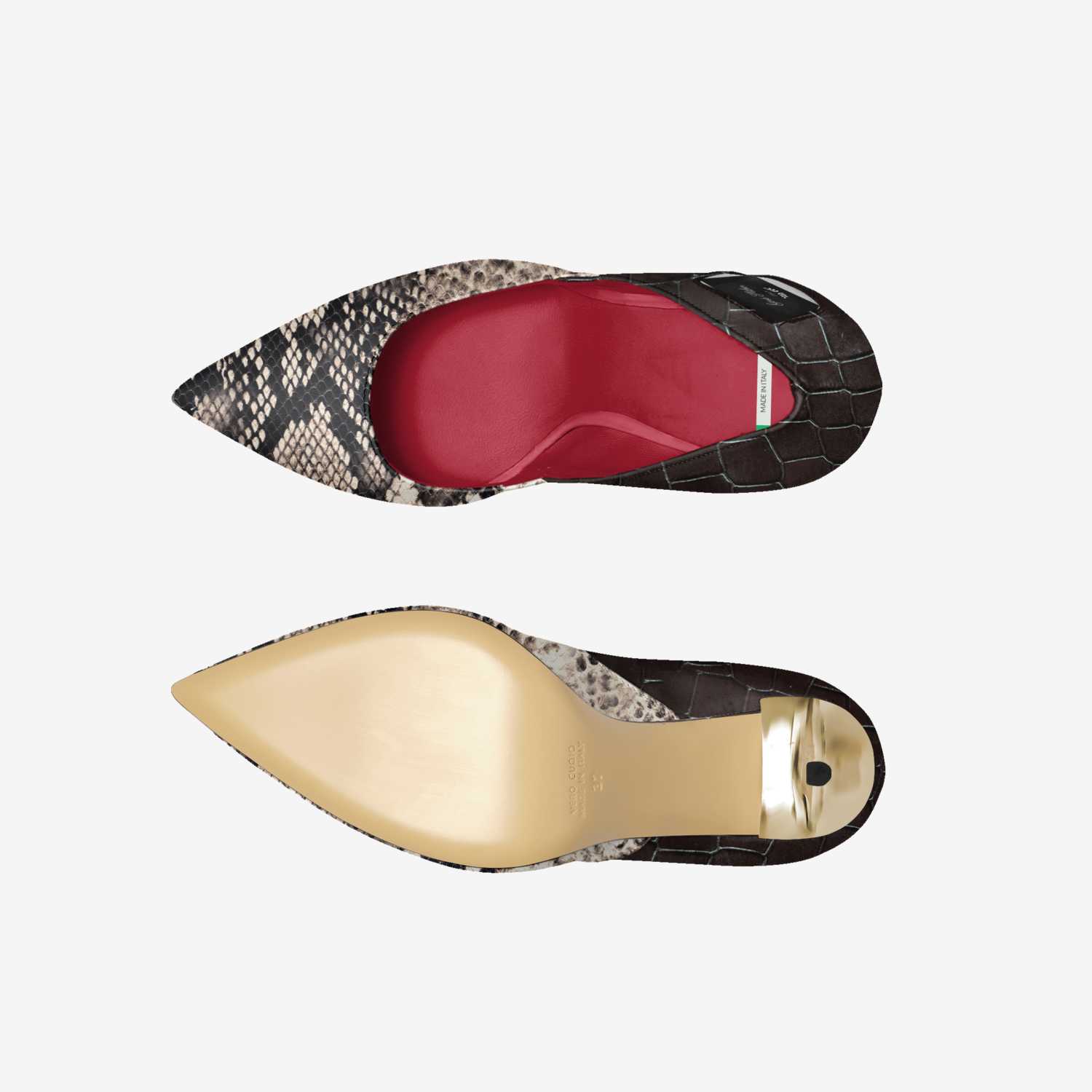 Goré Slither custom made classic skaters Goré Slither artisan made in Italy shoes by Darrick Gore