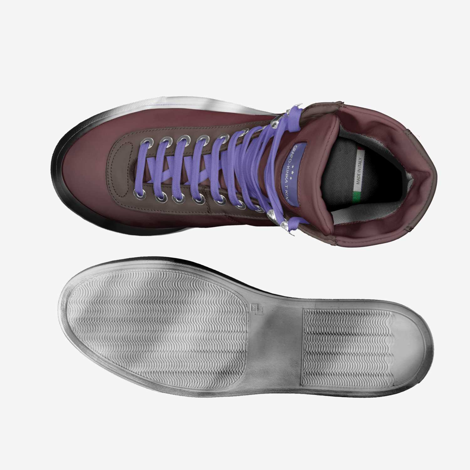 Grapo-Kinka T Kix custom made classic skaters Grapo-Kinka T Kix artisan made in Italy shoes by Kinka T Kix