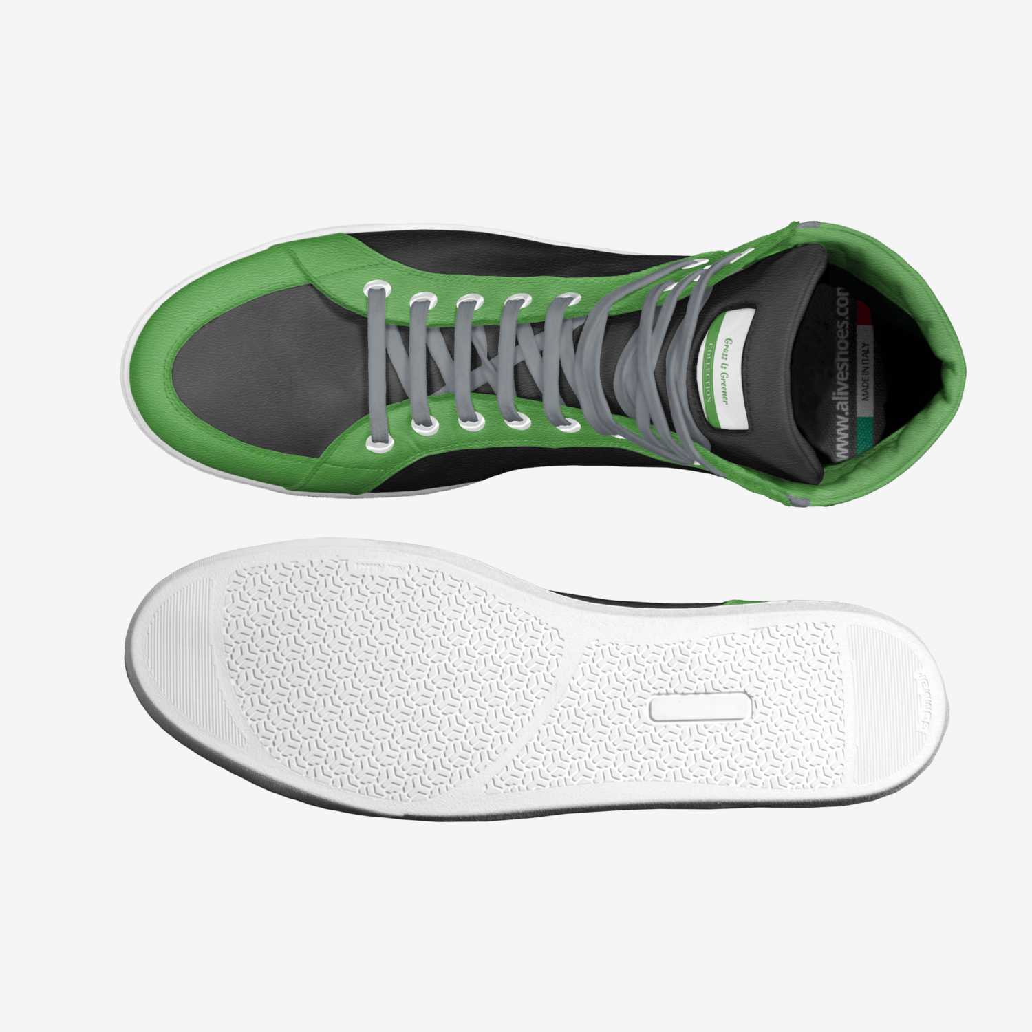 Grass Is Greener custom made classic skaters Grass Is Greener artisan made in Italy shoes by Aaliyah Pierce