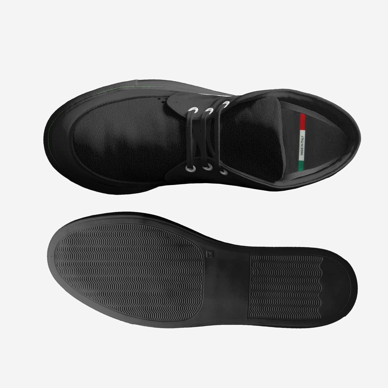 HackAttack Black artisan made in Italy shoes by Kat Valentine