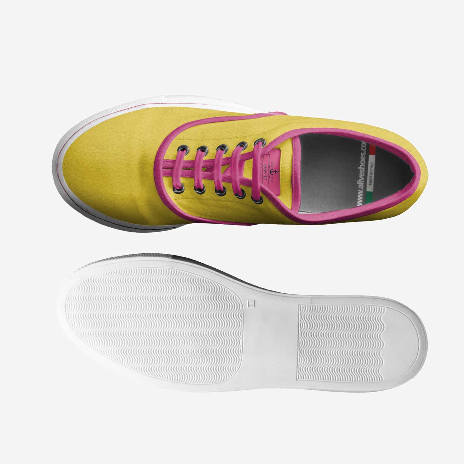 Happy feet custom made classic skaters Happy feet artisan made in Italy shoes by Faith