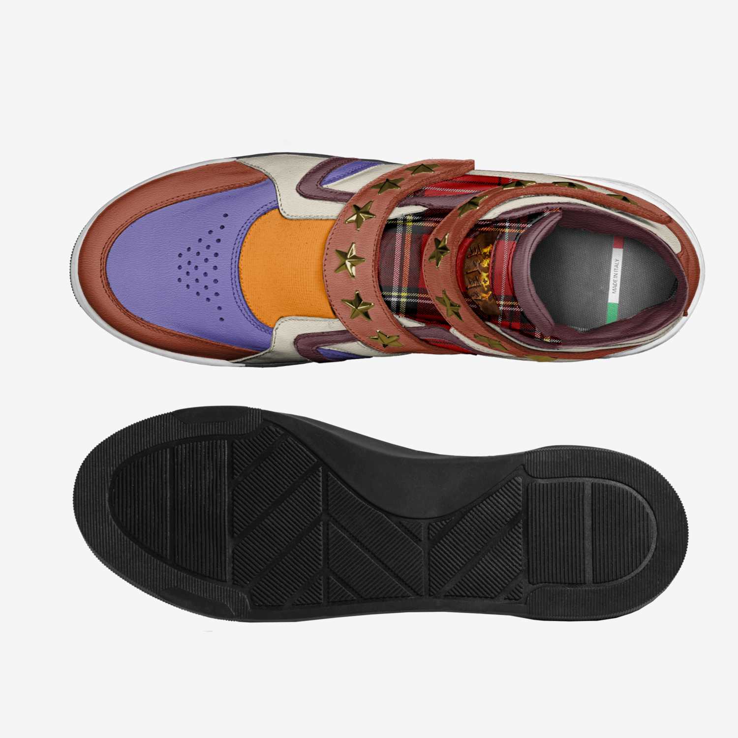 HEBREW ISRAELITES custom made classic skaters HEBREW ISRAELITES artisan made in Italy shoes by Andre Butler