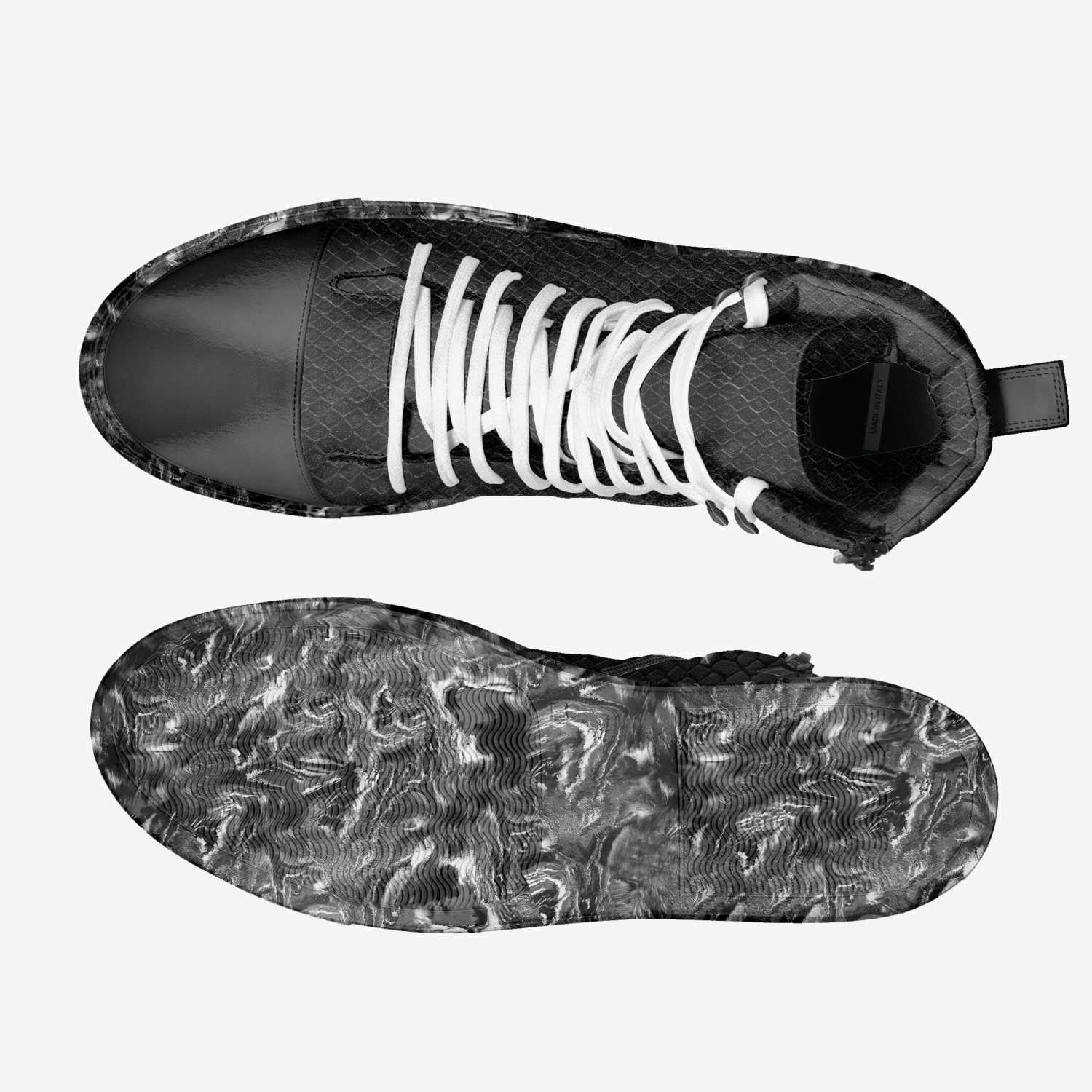 HOLY-FLESH custom made classic skaters HOLY-FLESH artisan made in Italy shoes by Kelvin Harris