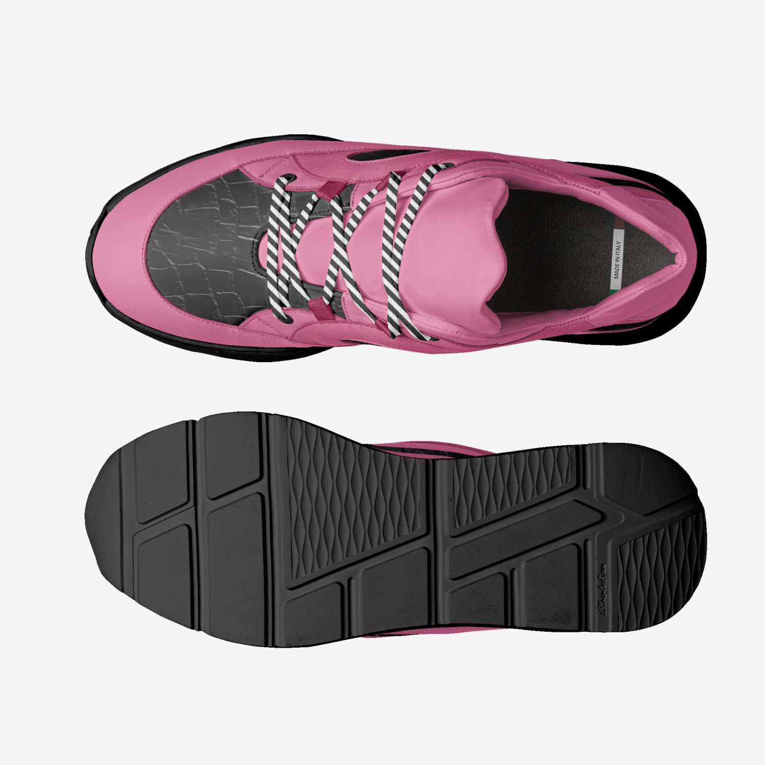 HOPE Running Black custom made classic skaters HOPE Running Black artisan made in Italy shoes by SHE Warrior