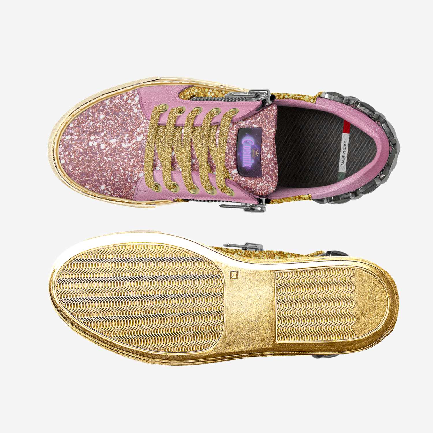 Iridescent Dream custom made classic skaters Iridescent Dream artisan made in Italy shoes by Joseph vancaeneghem
