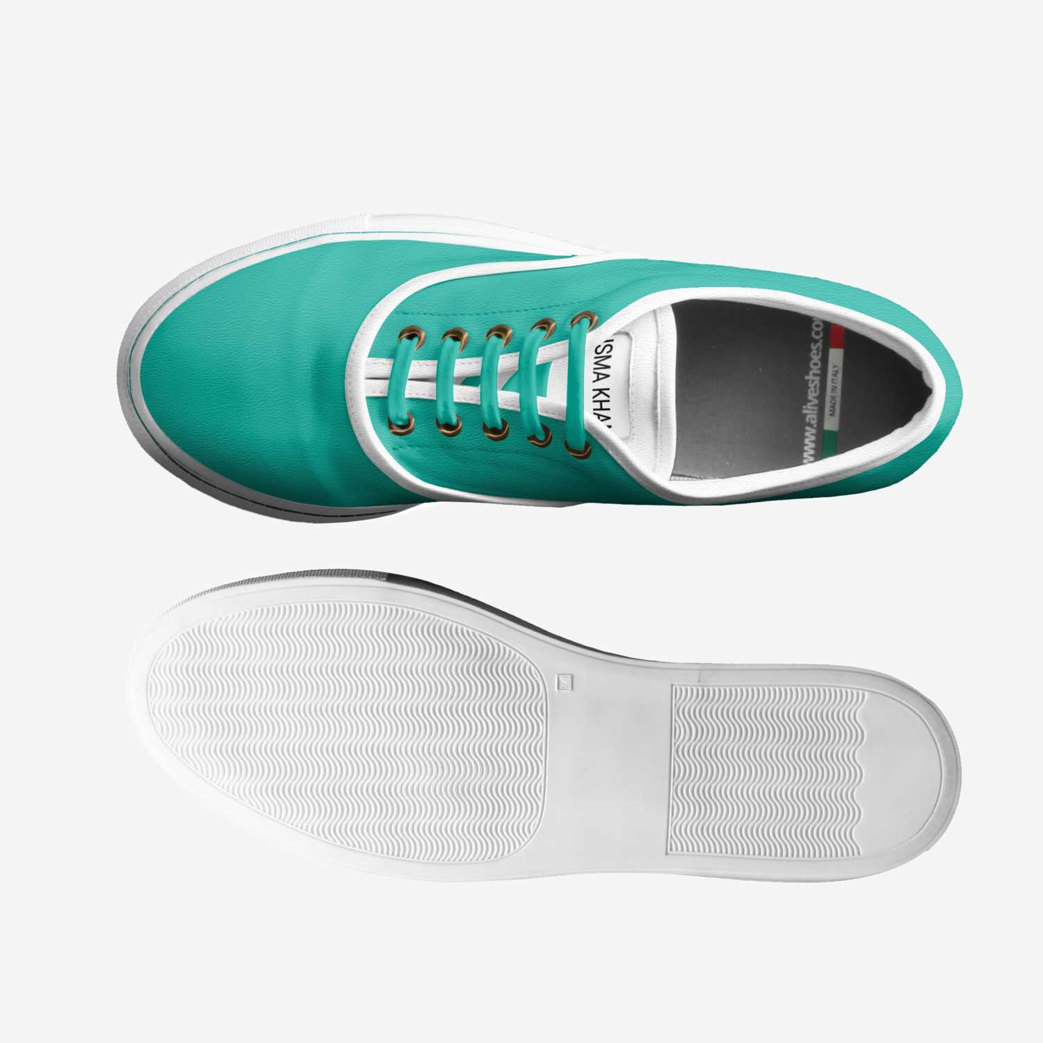 ISMA KHAN custom made classic skaters ISMA KHAN artisan made in Italy shoes by Fatimah Nur Isma