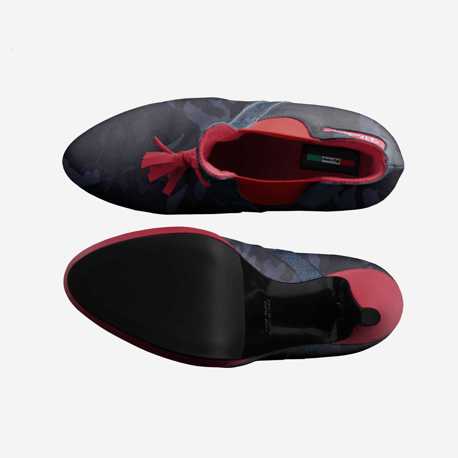 Jean custom made classic skaters Jean artisan made in Italy shoes by Raymond Wailes