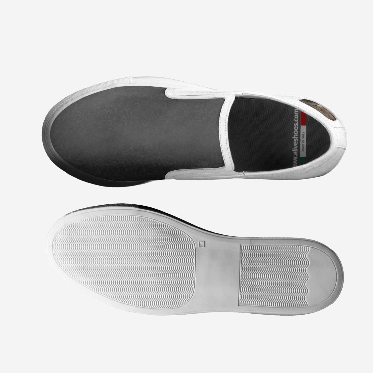 Jigsaw custom made classic skaters Jigsaw artisan made in Italy shoes by Mal