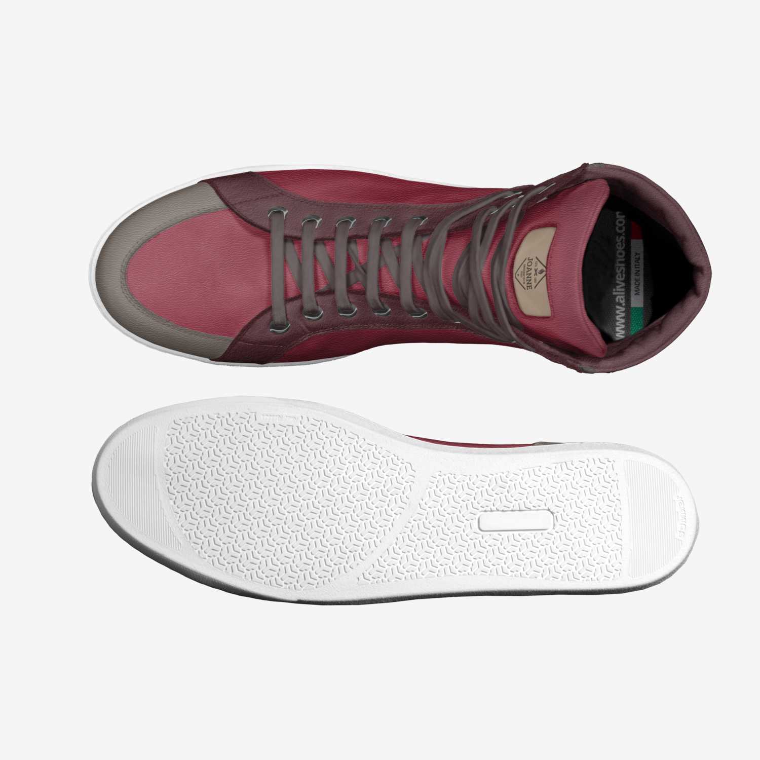 Joanne custom made classic skaters Joanne artisan made in Italy shoes by Yulia Yohana